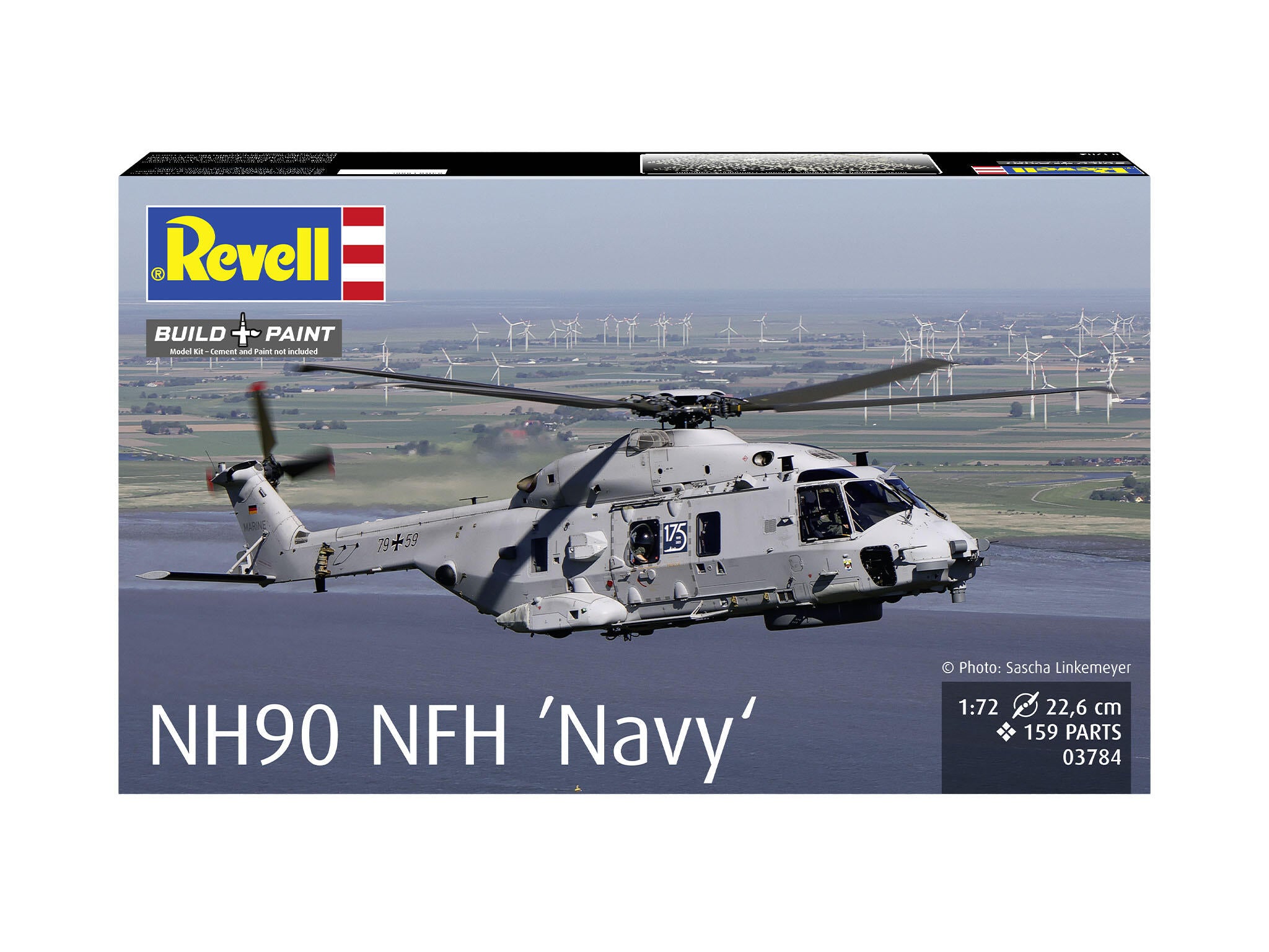 REVELL 03784 MAQUETTE NH90 NFH NAVY 1/72