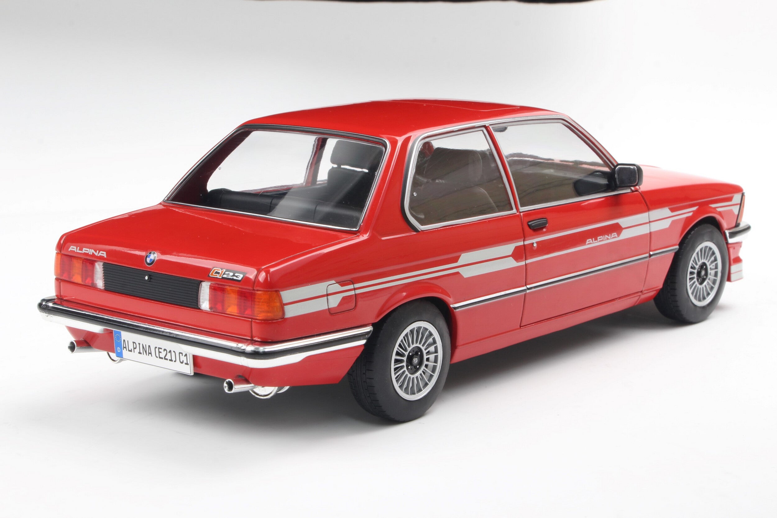 SOLIDO 1812803 MINIATURE ALPINA E21 C1 2,3 RED 1980 1/18