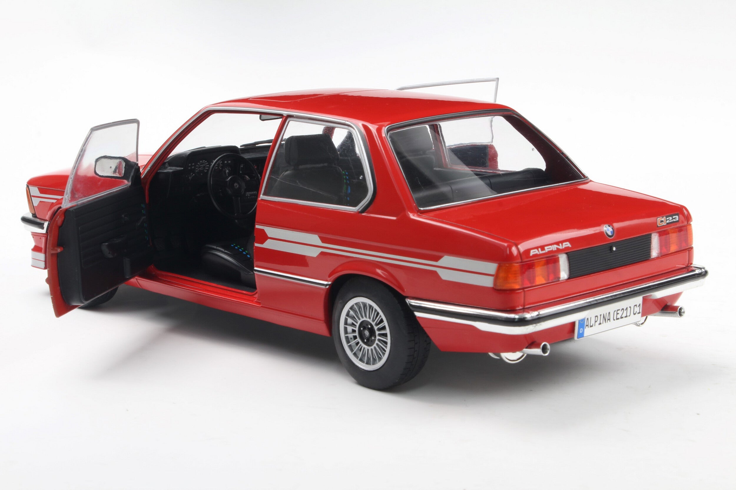 SOLIDO 1812803 MINIATURE ALPINA E21 C1 2,3 RED 1980 1/18