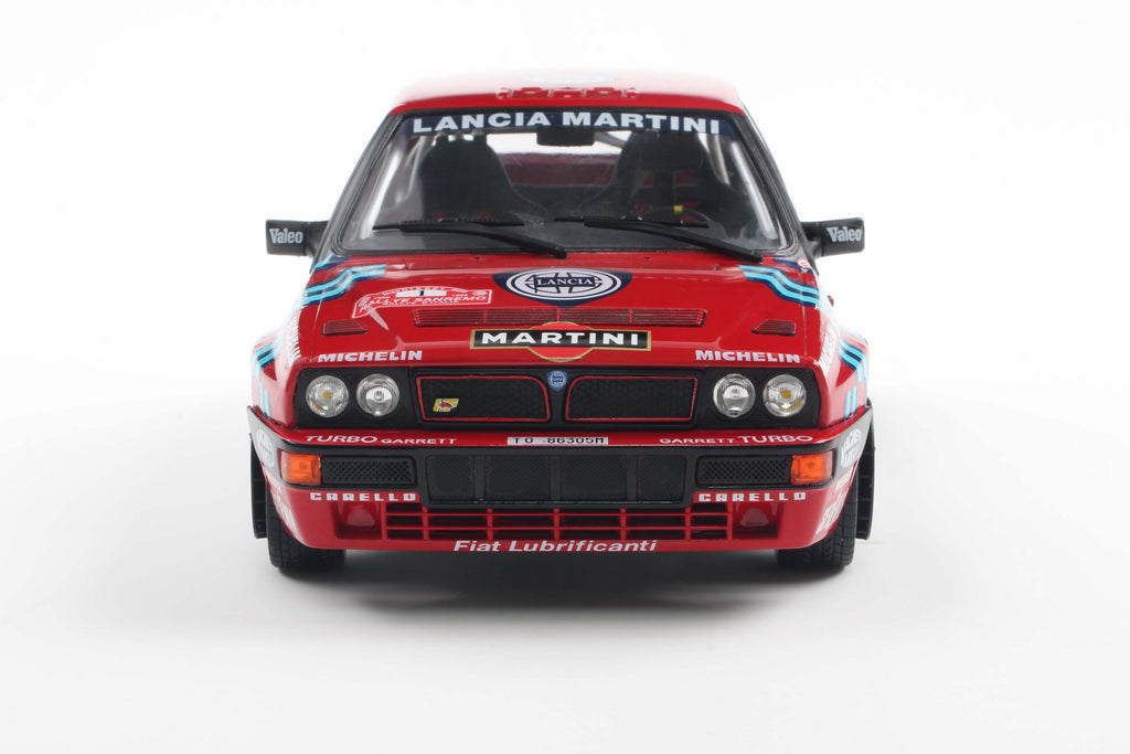 SOLIDO 1807808 MINIATURE LANCIA DELTA HF INTEGRALE RED N1 M.BIASION /
T.SIVIERO RALLY SAN 1/18