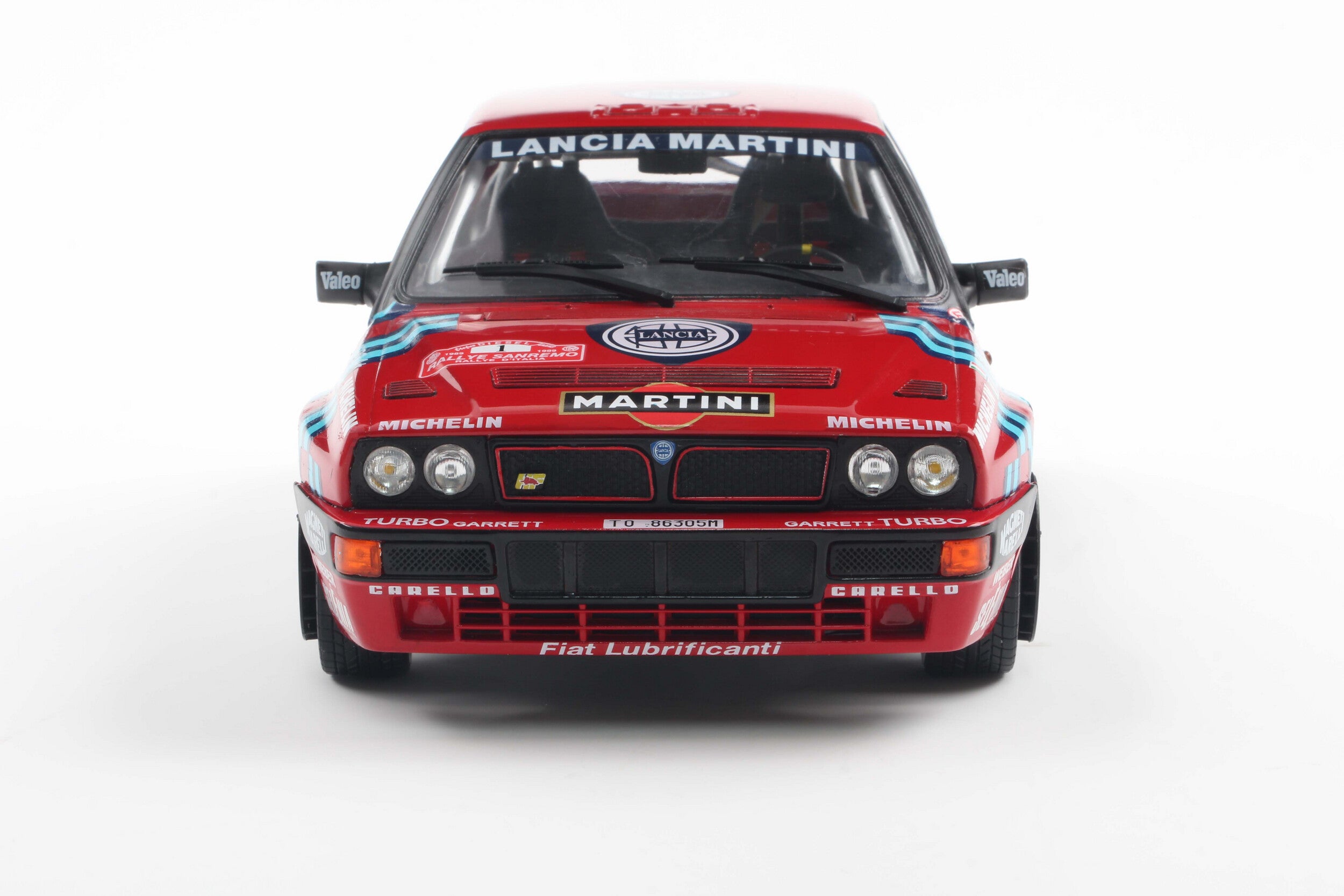 SOLIDO 1807808 MINIATURE LANCIA DELTA HF INTEGRALE RED N1 M.BIASION /
T.SIVIERO RALLY SAN 1/18