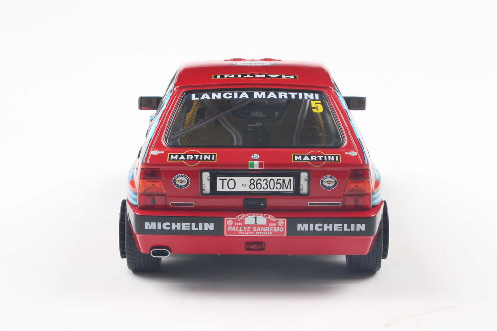 SOLIDO 1807808 MINIATURE LANCIA DELTA HF INTEGRALE RED N1 M.BIASION /
T.SIVIERO RALLY SAN 1/18