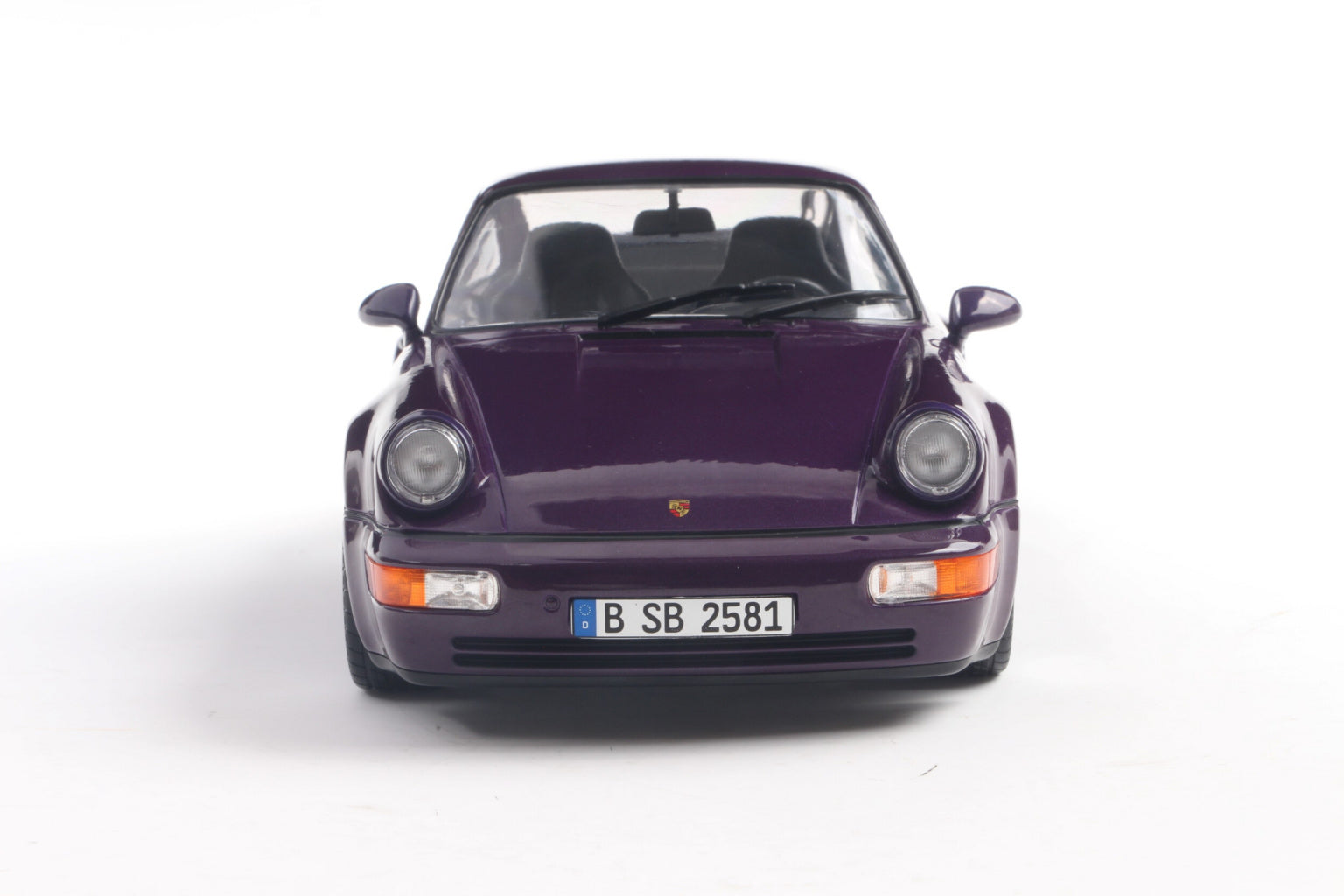 SOLIDO 1803412 MINIATURE PORSCHE 911 (964) TURBO VIOLET BLUE METALLIC
1990 1/18