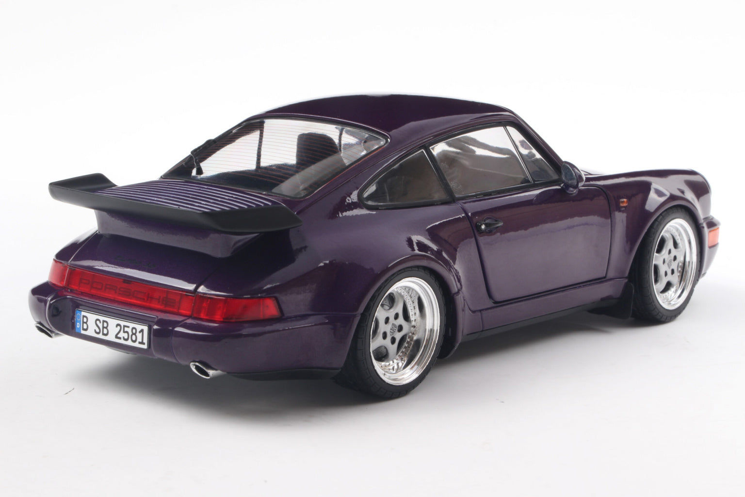 SOLIDO 1803412 MINIATURE PORSCHE 911 (964) TURBO VIOLET BLUE METALLIC
1990 1/18