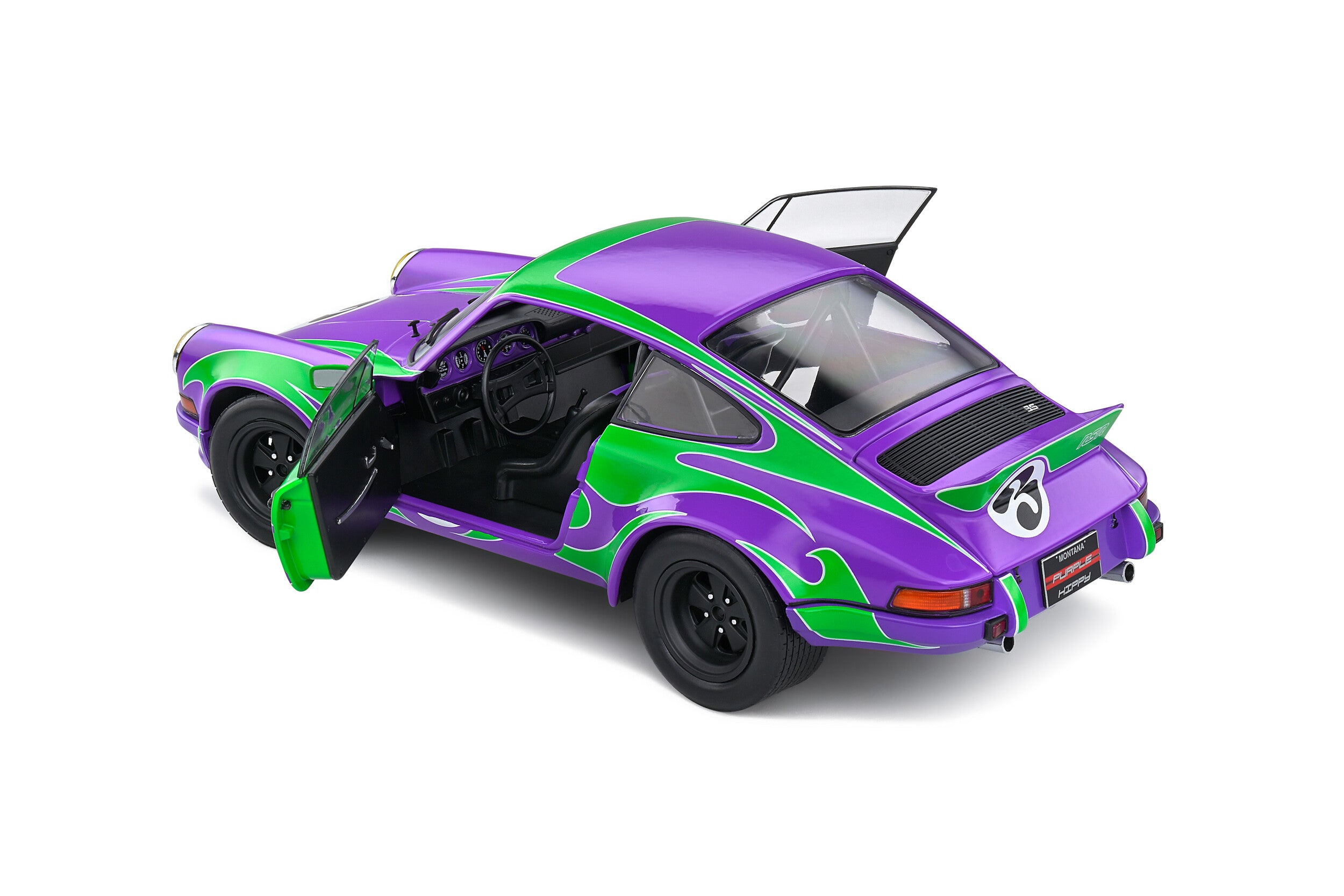 SOLIDO 1801117 MINIATURE PURPLE HIPPY TRIBUTE PURPLE 1973 1/18