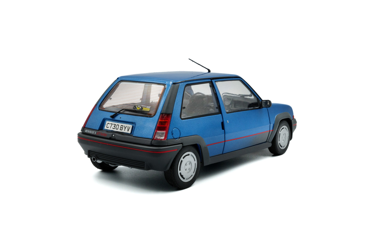 SOLIDO 1810004 MINIATURE RENAULT 5 GT TURBO MK1 BLEU ALPINE 1985 1/18