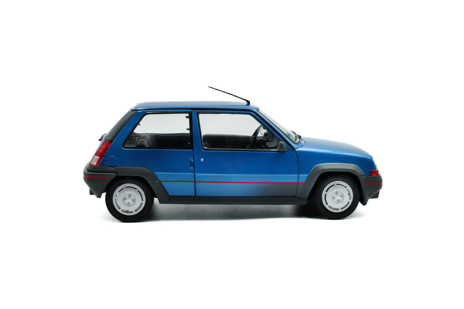 SOLIDO 1810004 MINIATURE RENAULT 5 GT TURBO MK1 BLEU ALPINE 1985 1/18
