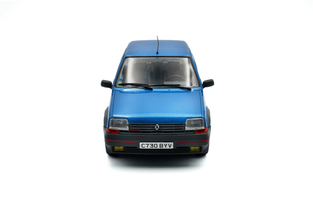 SOLIDO 1810004 MINIATURE RENAULT 5 GT TURBO MK1 BLEU ALPINE 1985 1/18