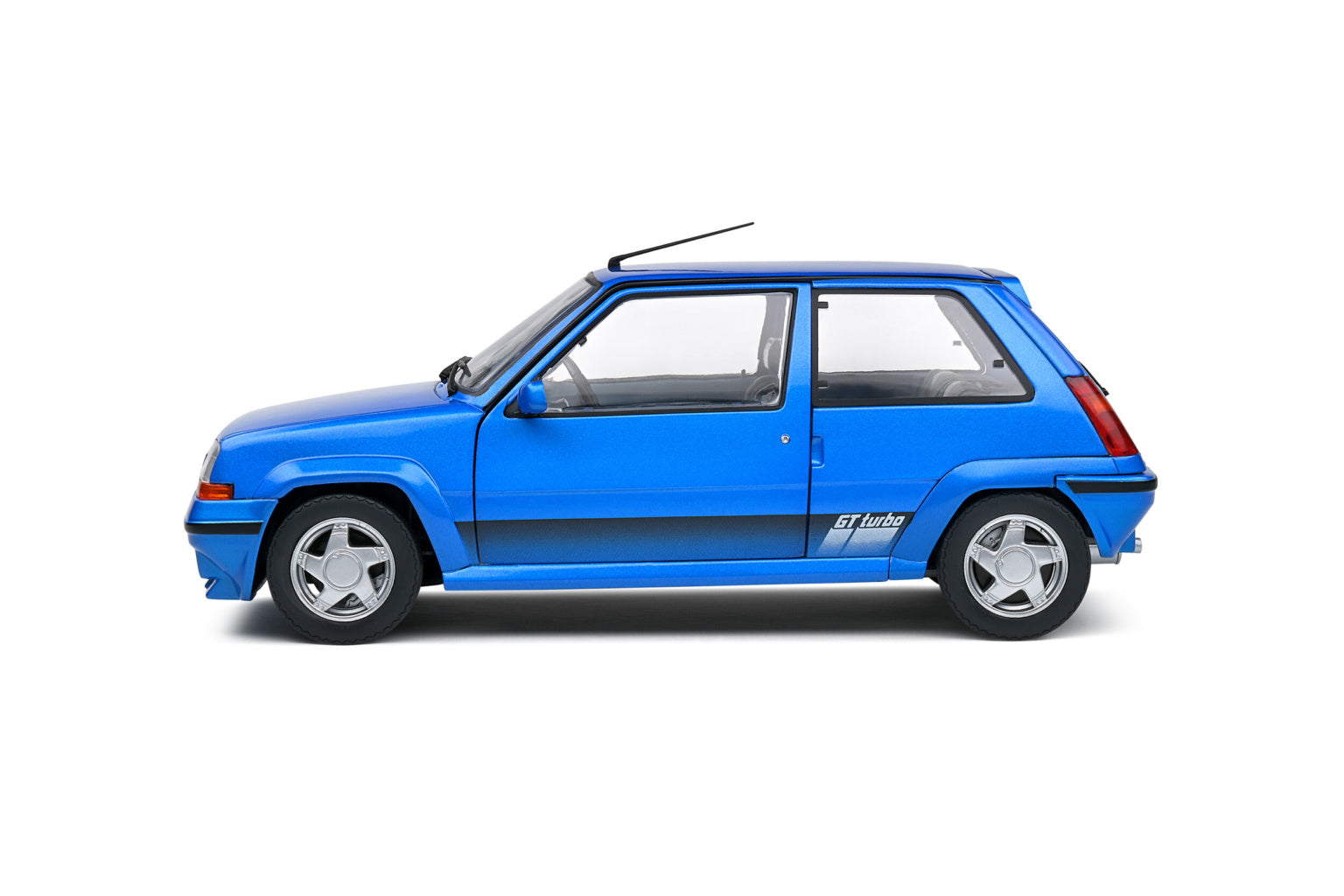SOLIDO 1810003 MINIATURE RENAULT 5 GT TURBO MK2 BLEU LUMIERE 1989 1/18