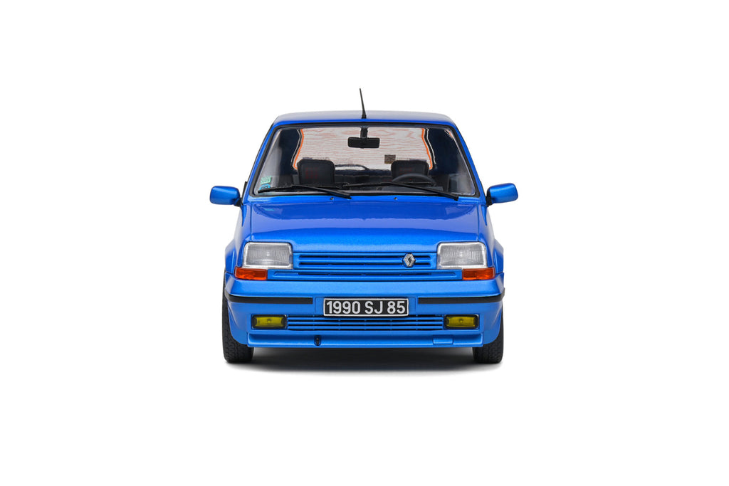 SOLIDO 1810003 MINIATURE RENAULT 5 GT TURBO MK2 BLEU LUMIERE 1989 1/18
