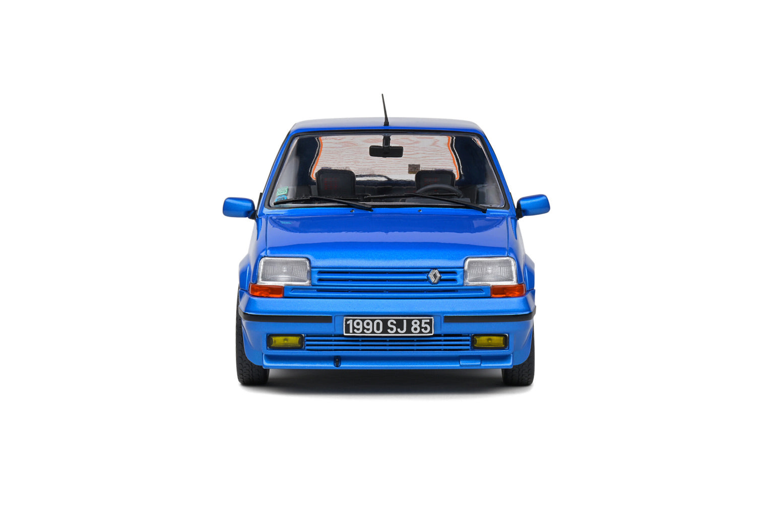 SOLIDO 1810003 MINIATURE RENAULT 5 GT TURBO MK2 BLEU LUMIERE 1989 1/18