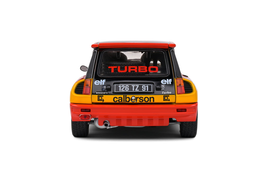 SOLIDO 1801314 MINIATURE RENAULT 5 TURBO YELLOW N4 RAGNOTTI/ANDRIE
TOUR DE CORSE 1980 1/18