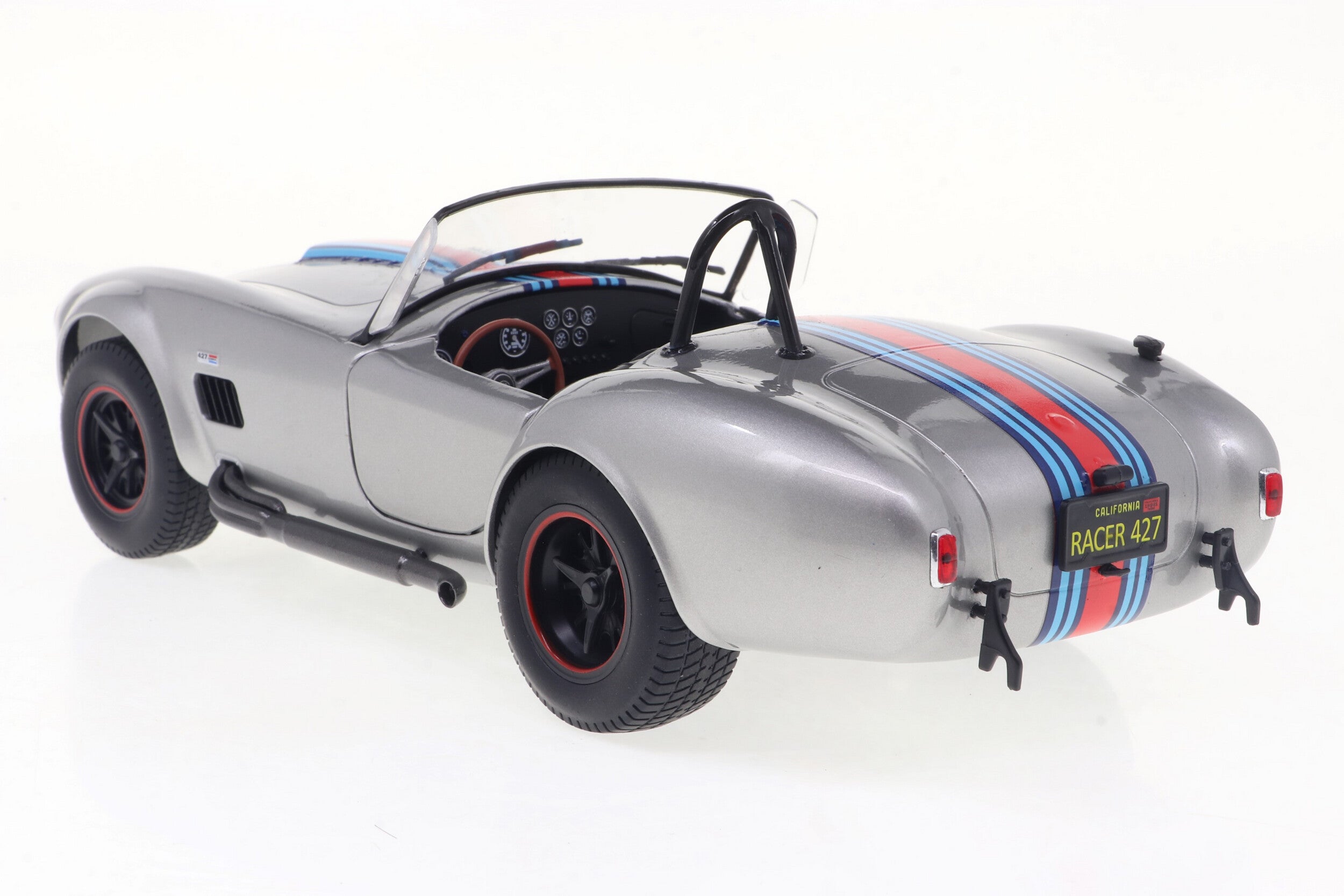 SOLIDO 1804913 MINIATURE SHELBY COBRA 427 MKII SOLIDO DO WORKS M RACING
SILVER 1965 1/18