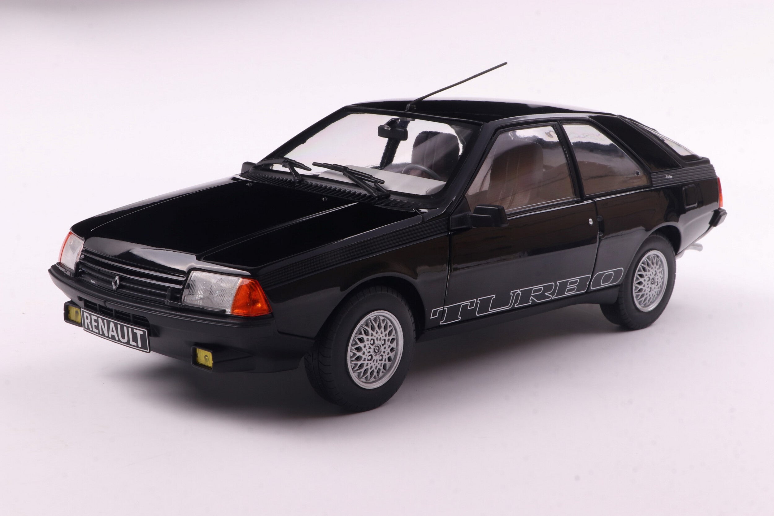 SOLIDO 1806406 MINIATURE RENAULT FUEGO TURBO BLACK 1980 1/18