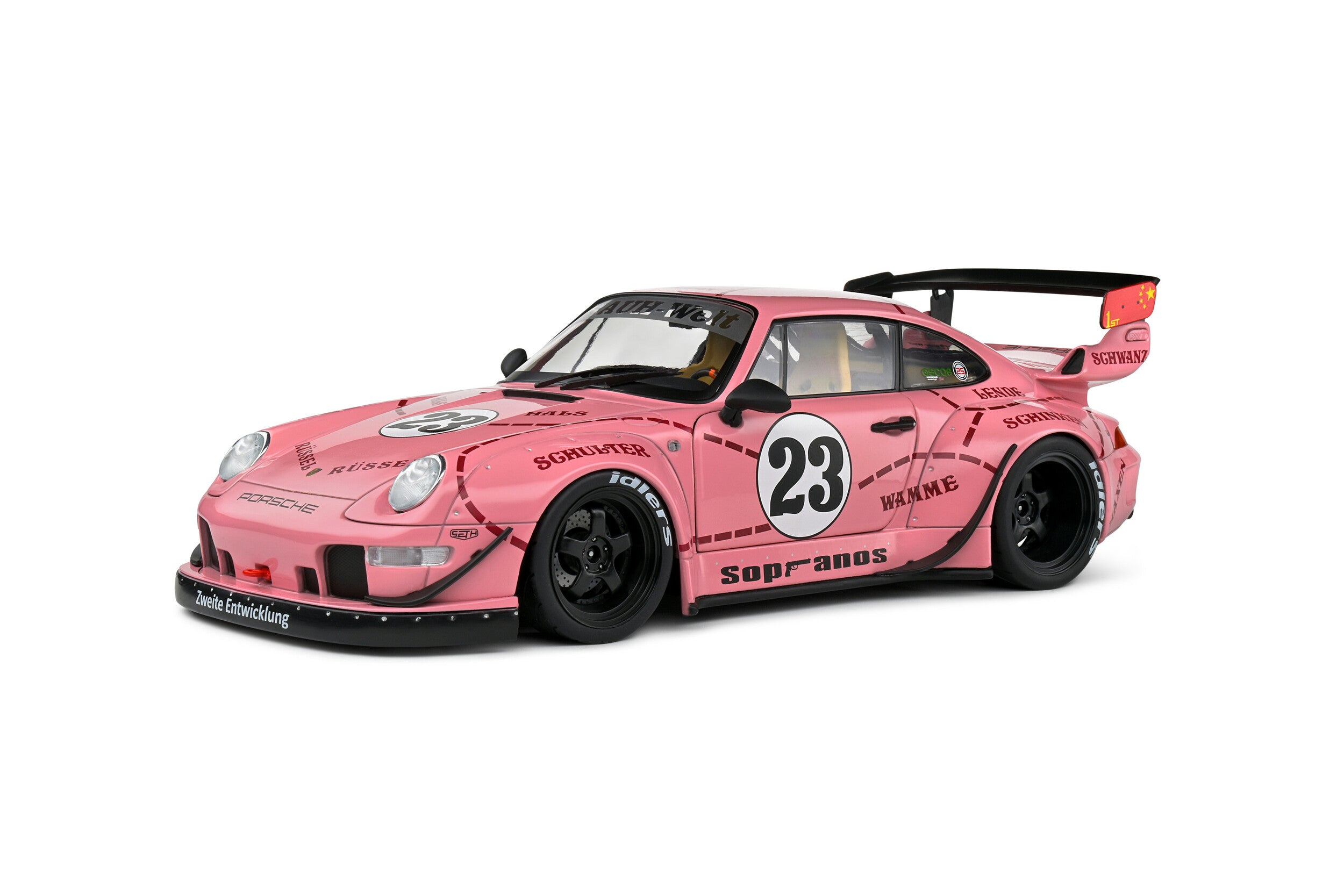 SOLIDO 1808503 MINIATURE RWB BODYKIT PINK PIG 2020 1/18