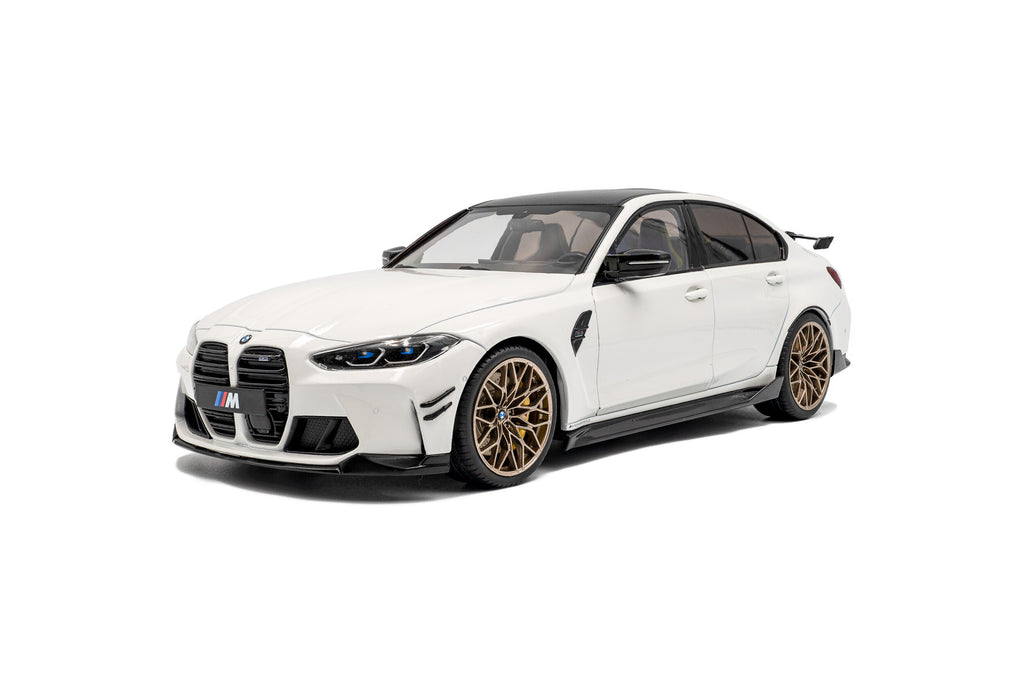 SOLIDO 1814301 MINIATURE BMW M3 PERFORMANCE PARTS ALPINEWEISS UNI 1/18
