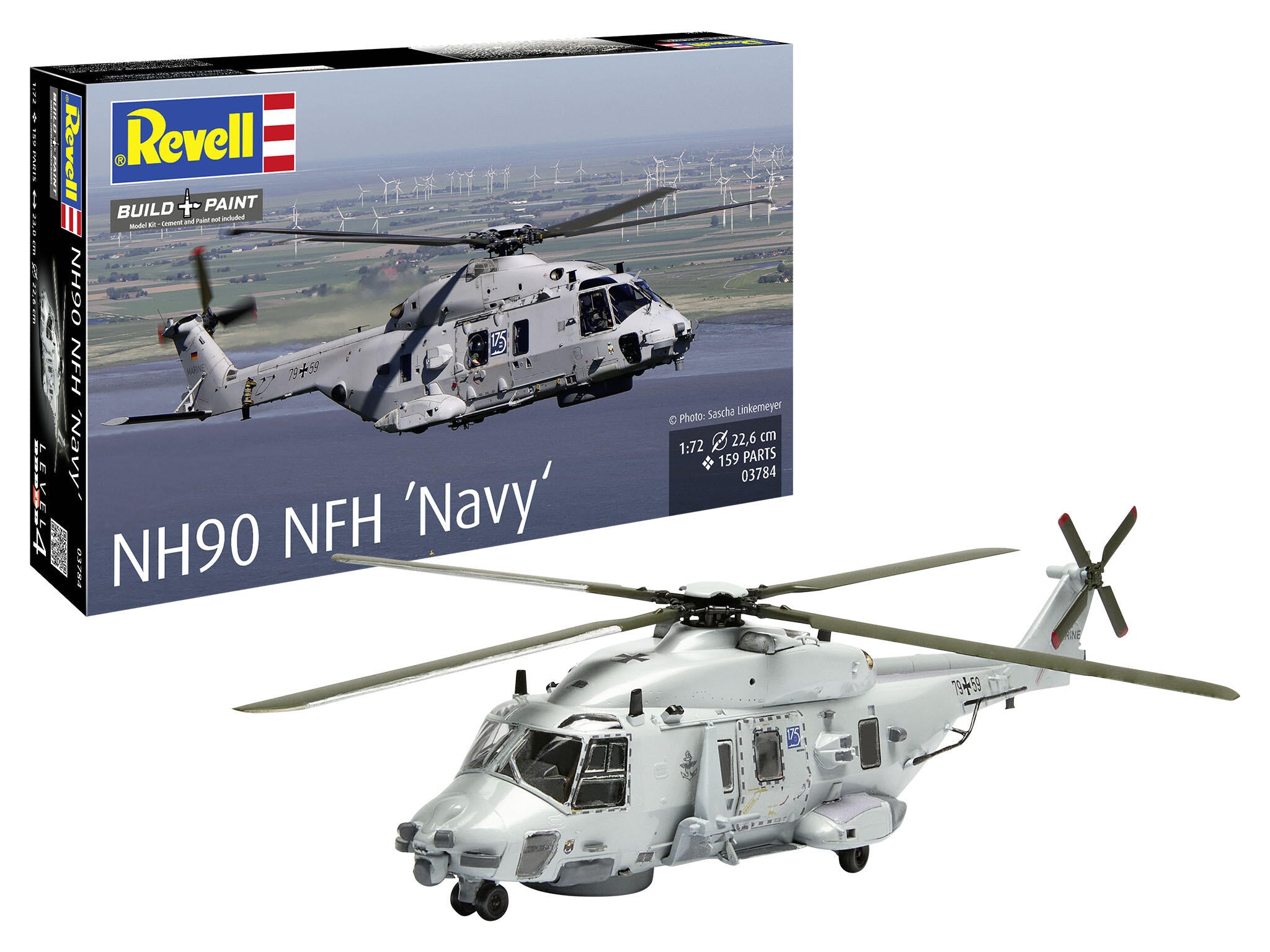 REVELL 03784 MAQUETTE NH90 NFH NAVY 1/72