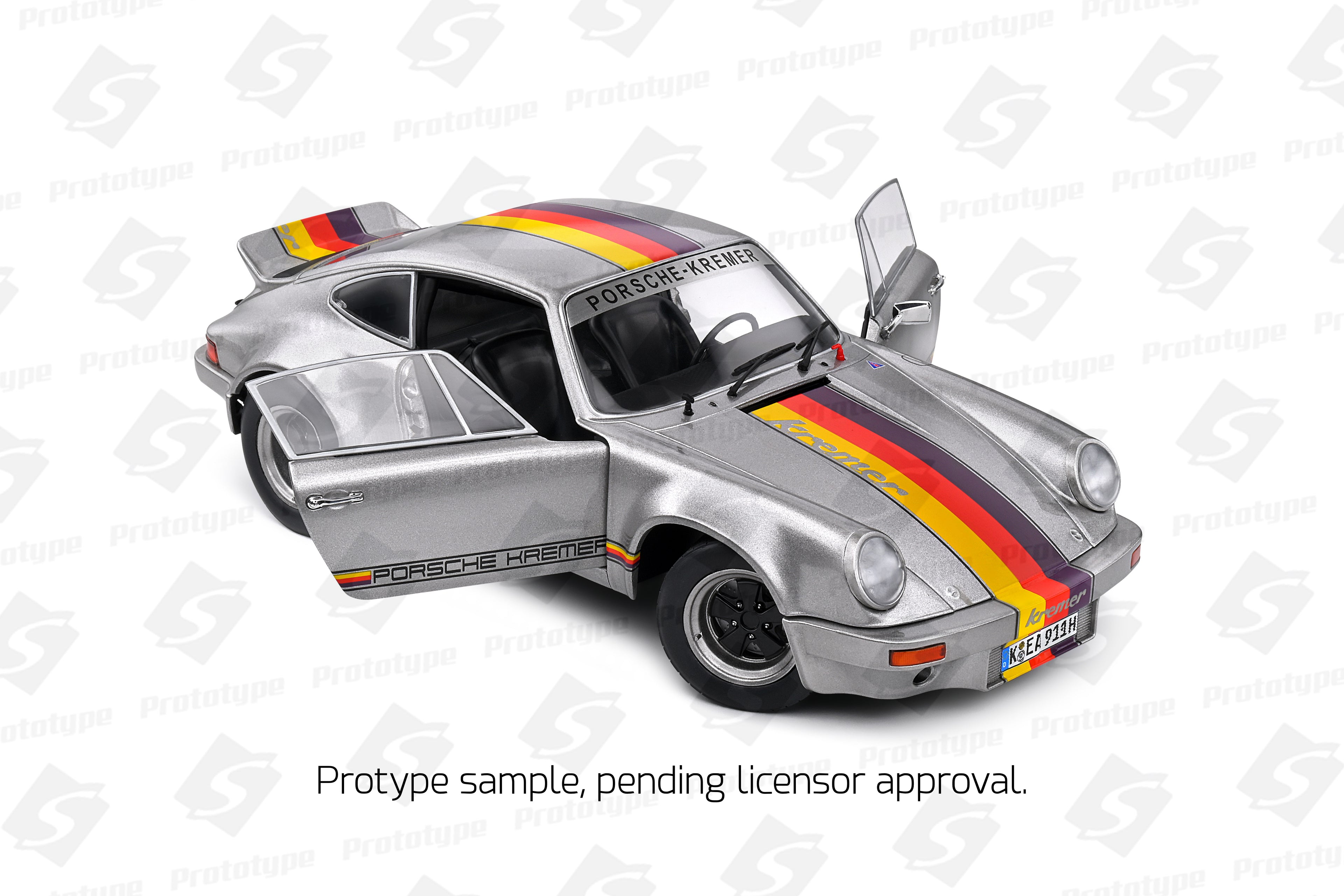 SOLIDO 1801120 MINIATURE PORSCHE 911 RSR KREMER RALLY 1973 1/18