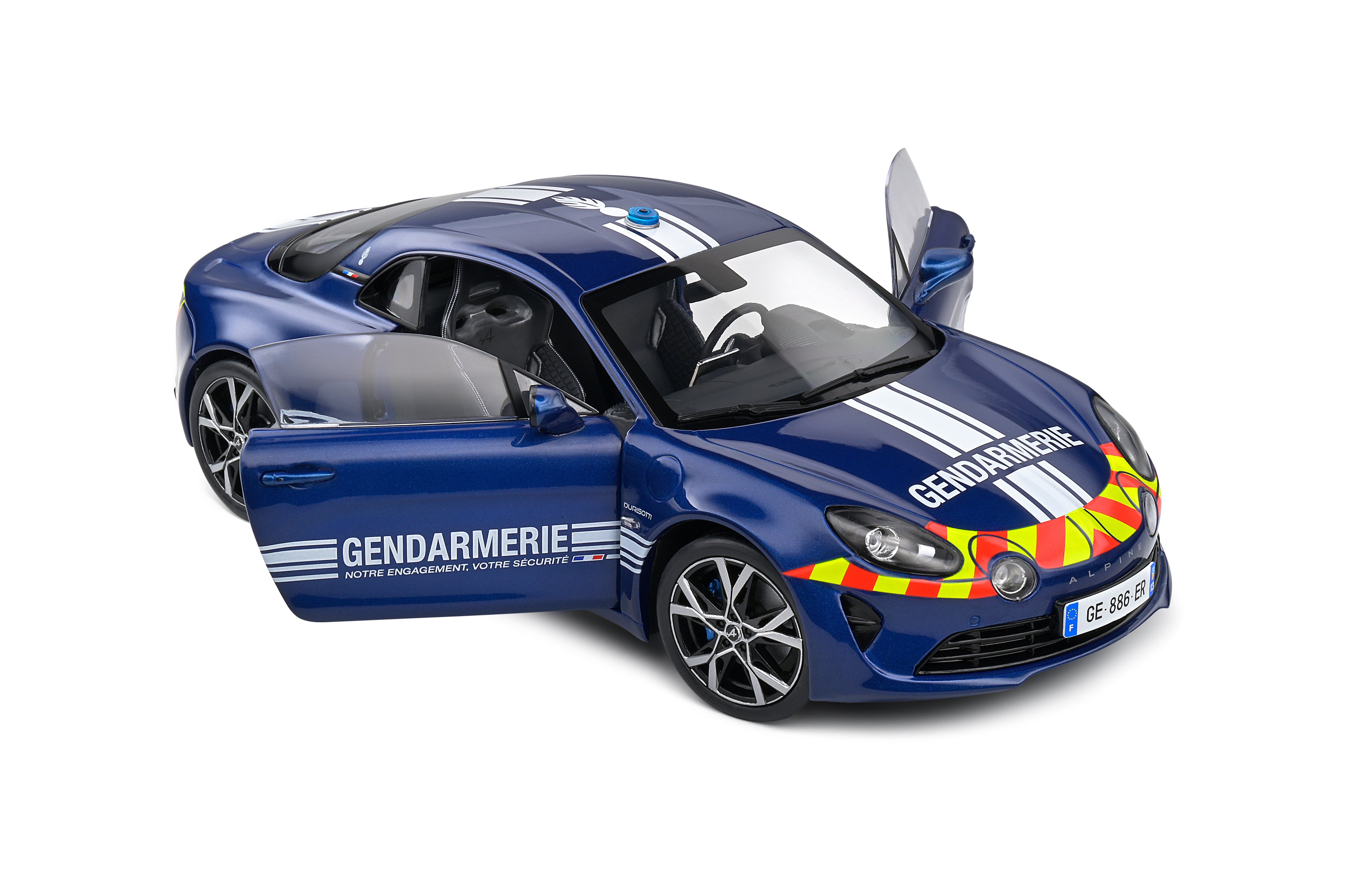 SOLIDO 1801628 MINIATURE ALPINE A110 GENDARMERIE BLUE 2023 1/18