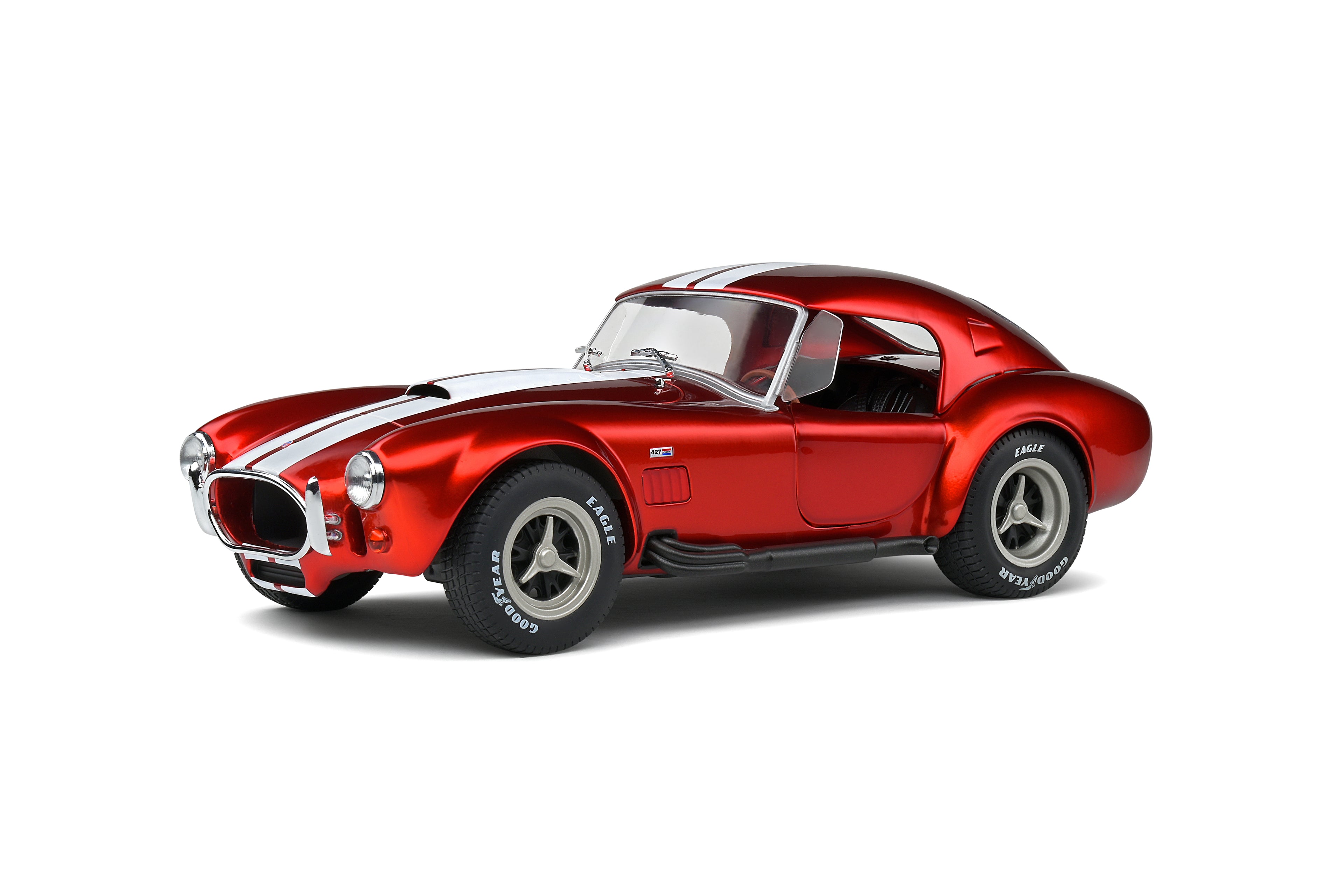 SOLIDO 1804909 MINIATURE SHELBY COBRA 427 MKII METALLIC RED 1965 1/18