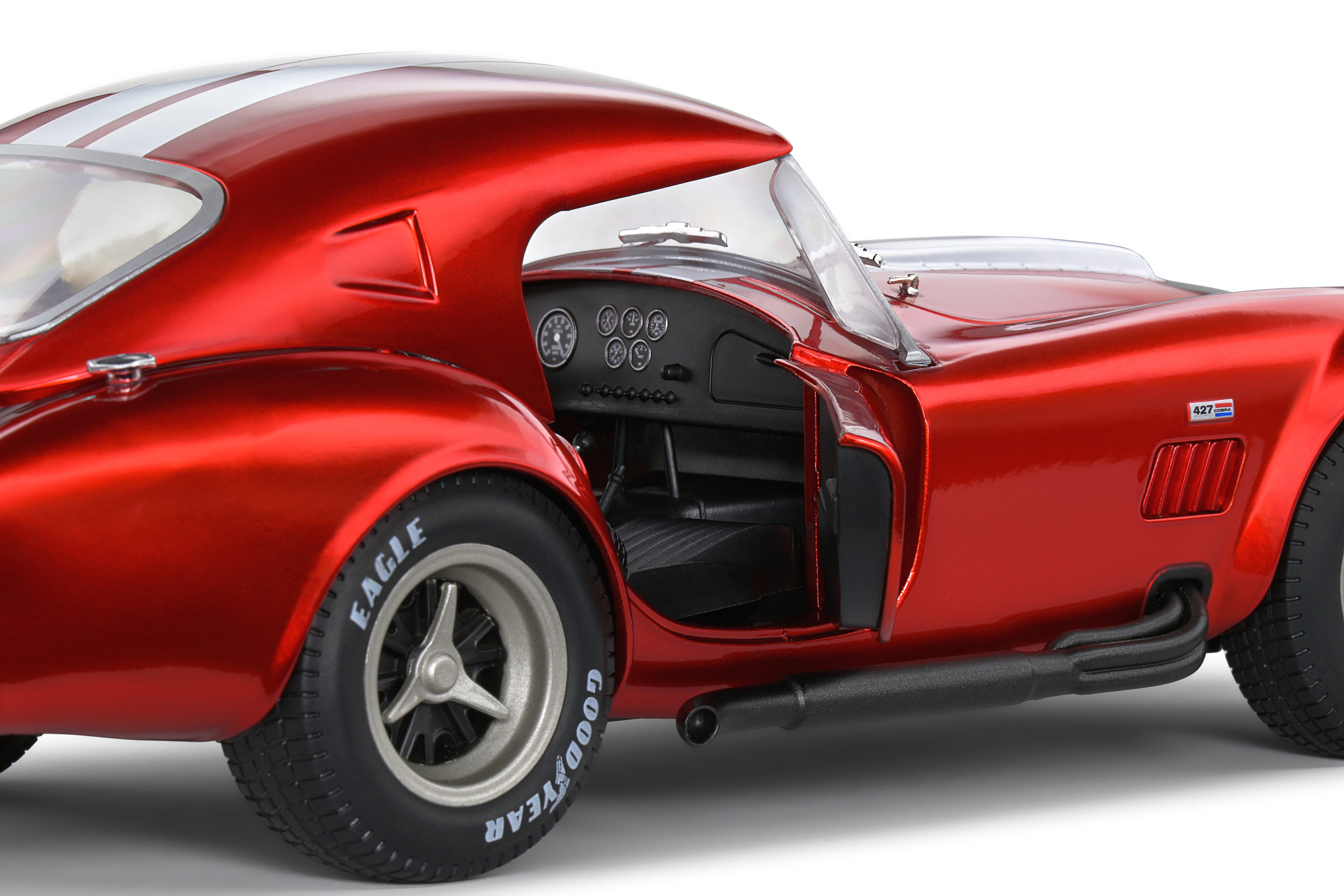 SOLIDO 1804909 MINIATURE SHELBY COBRA 427 MKII METALLIC RED 1965 1/18