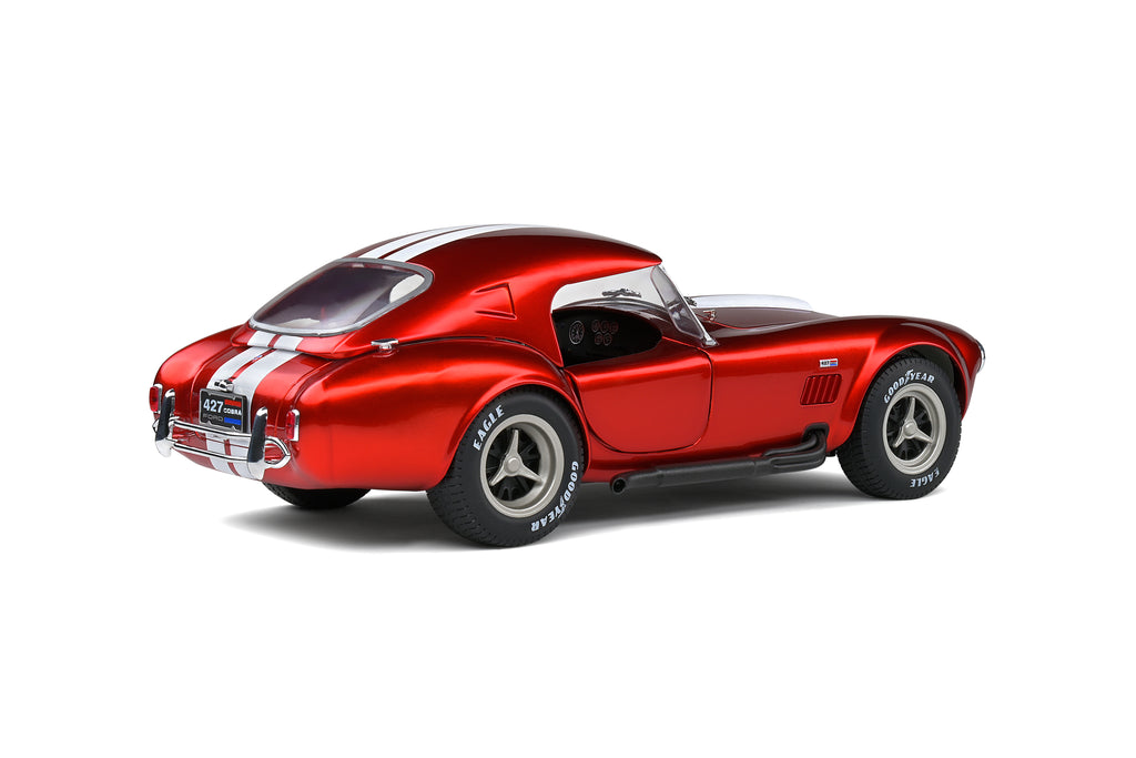 SOLIDO 1804909 MINIATURE SHELBY COBRA 427 MKII METALLIC RED 1965 1/18