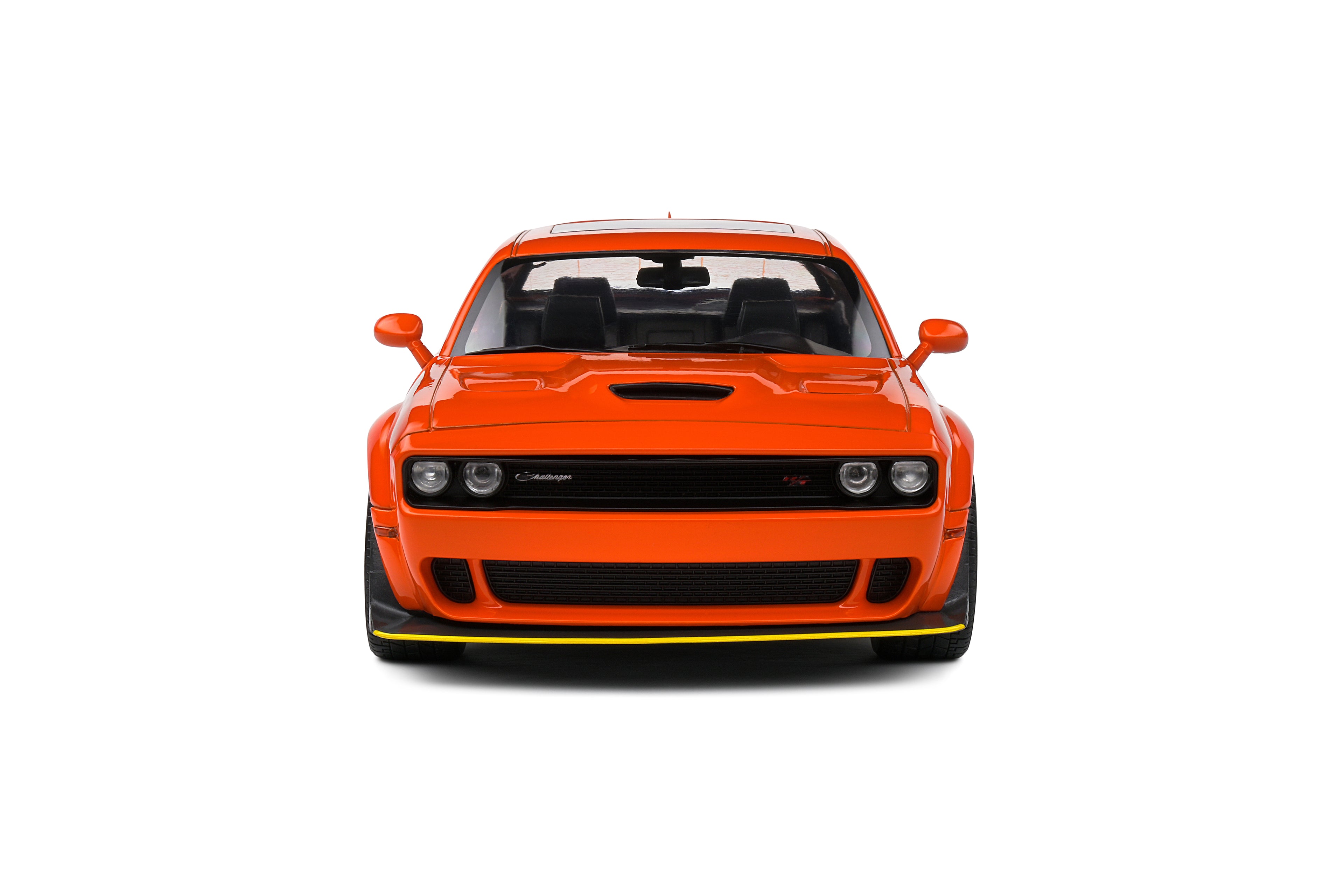 SOLIDO 1805713 MINIATURE DODGE CHALLENGER R/T SCAT PACK WIDEBODY
ORANGE 2023 1/18