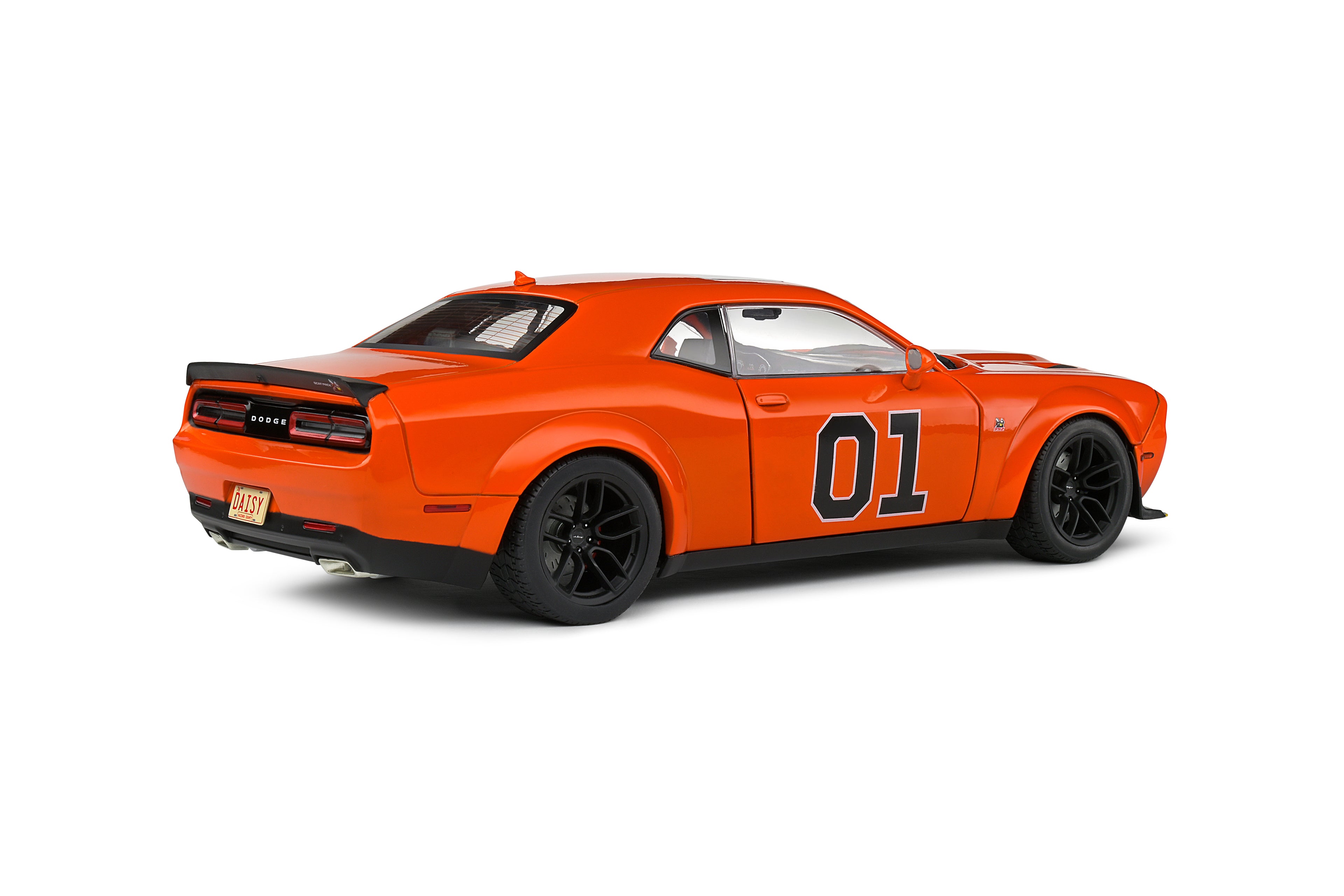 SOLIDO 1805713 MINIATURE DODGE CHALLENGER R/T SCAT PACK WIDEBODY
ORANGE 2023 1/18