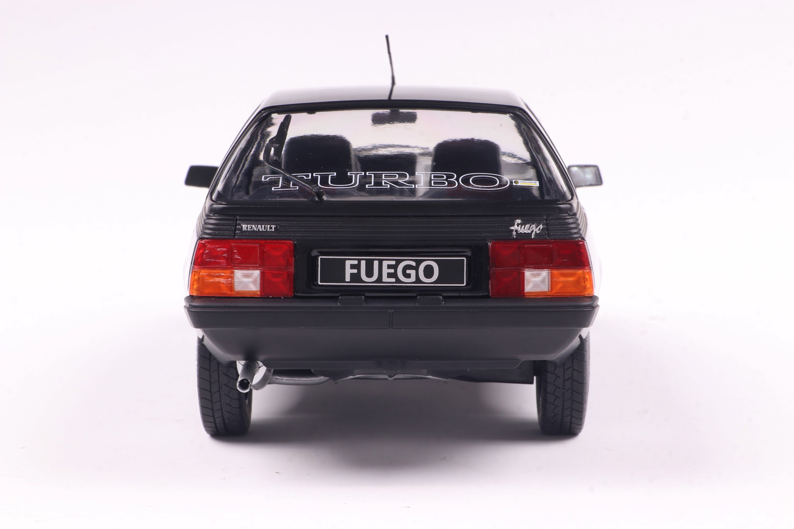 SOLIDO 1806406 MINIATURE RENAULT FUEGO TURBO BLACK 1980 1/18