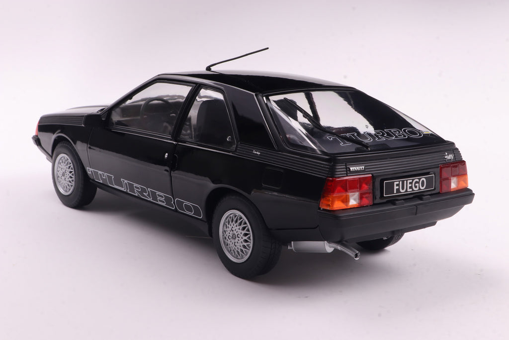 SOLIDO 1806406 MINIATURE RENAULT FUEGO TURBO BLACK 1980 1/18
