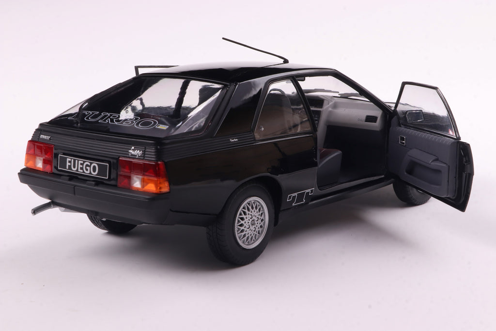 SOLIDO 1806406 MINIATURE RENAULT FUEGO TURBO BLACK 1980 1/18