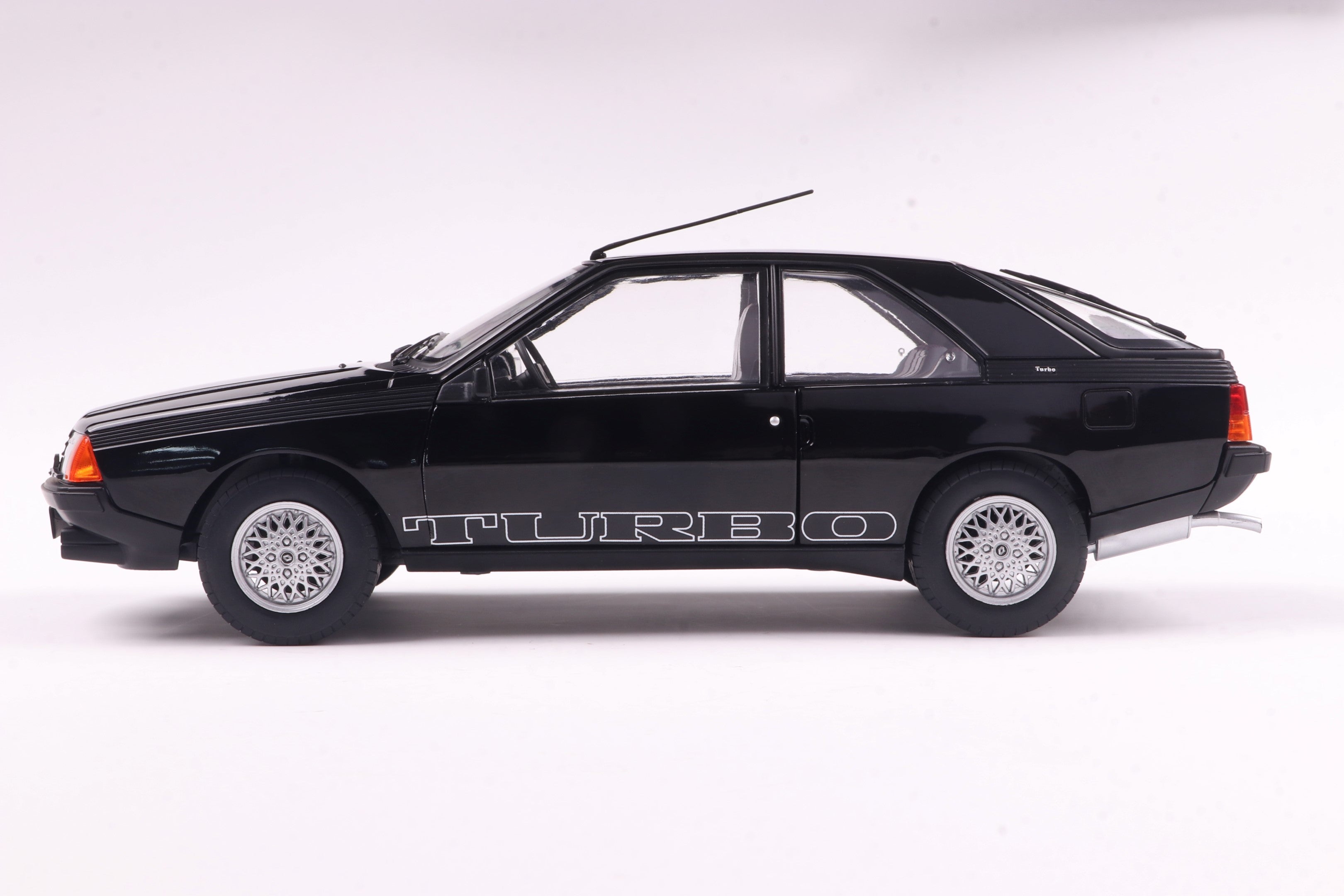 SOLIDO 1806406 MINIATURE RENAULT FUEGO TURBO BLACK 1980 1/18