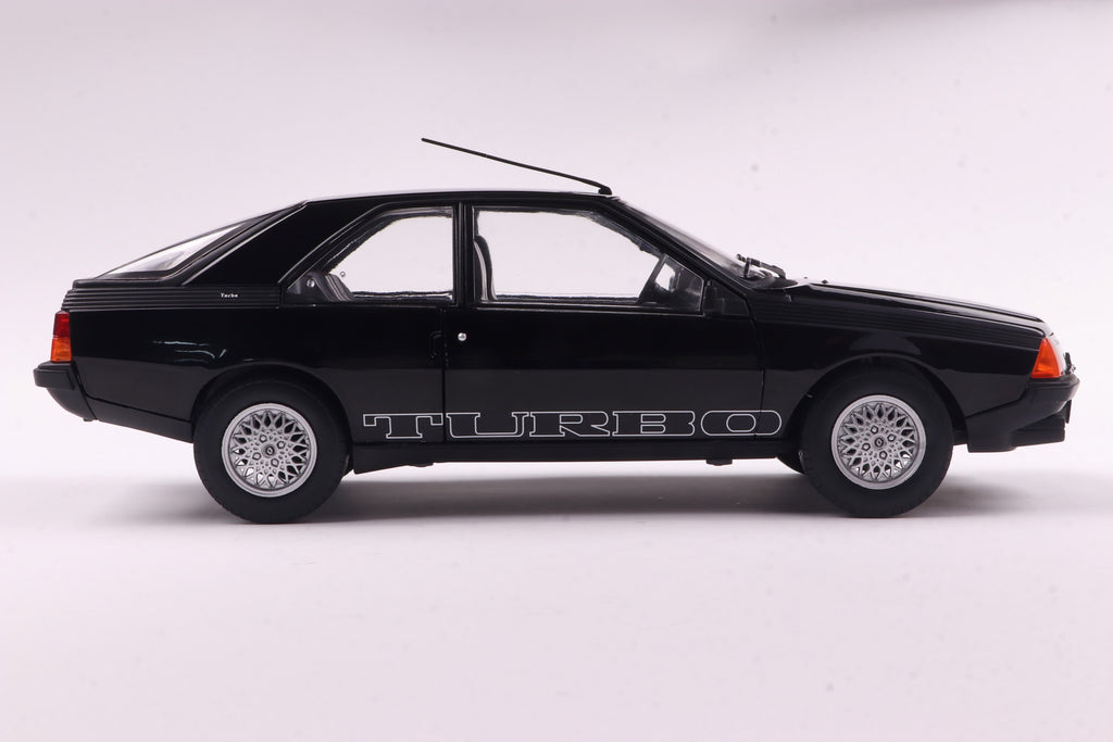 SOLIDO 1806406 MINIATURE RENAULT FUEGO TURBO BLACK 1980 1/18