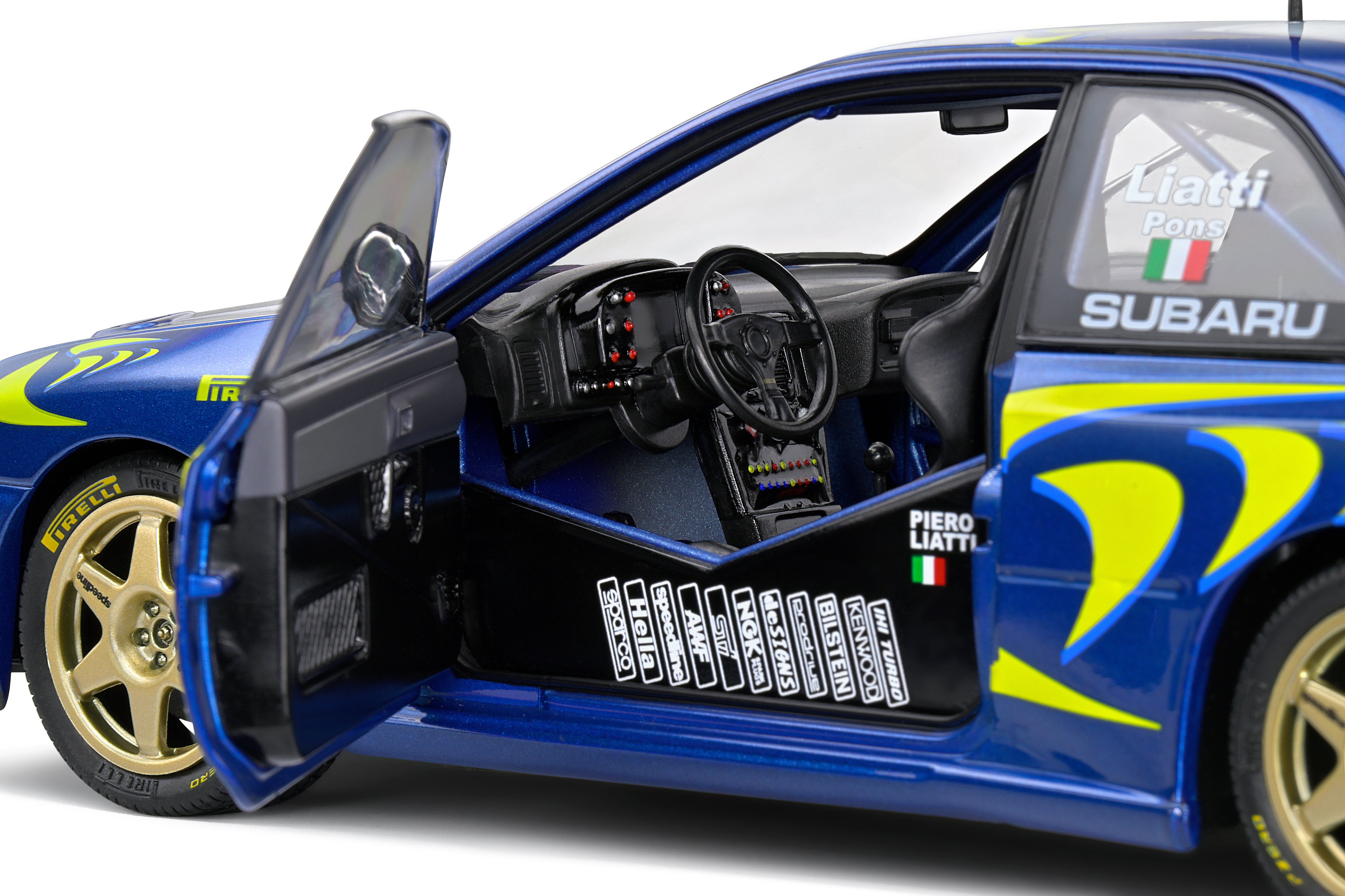 SOLIDO 1807405 MINIATURE SUBARU IMPREZA S5 WRC99 22B BLUE N4 P.LIATTI
RALLYE MONTE CARLO 1/18