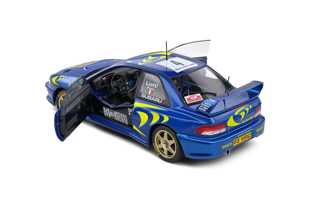 SOLIDO 1807405 MINIATURE SUBARU IMPREZA S5 WRC99 22B BLUE N4 P.LIATTI
RALLYE MONTE CARLO 1/18