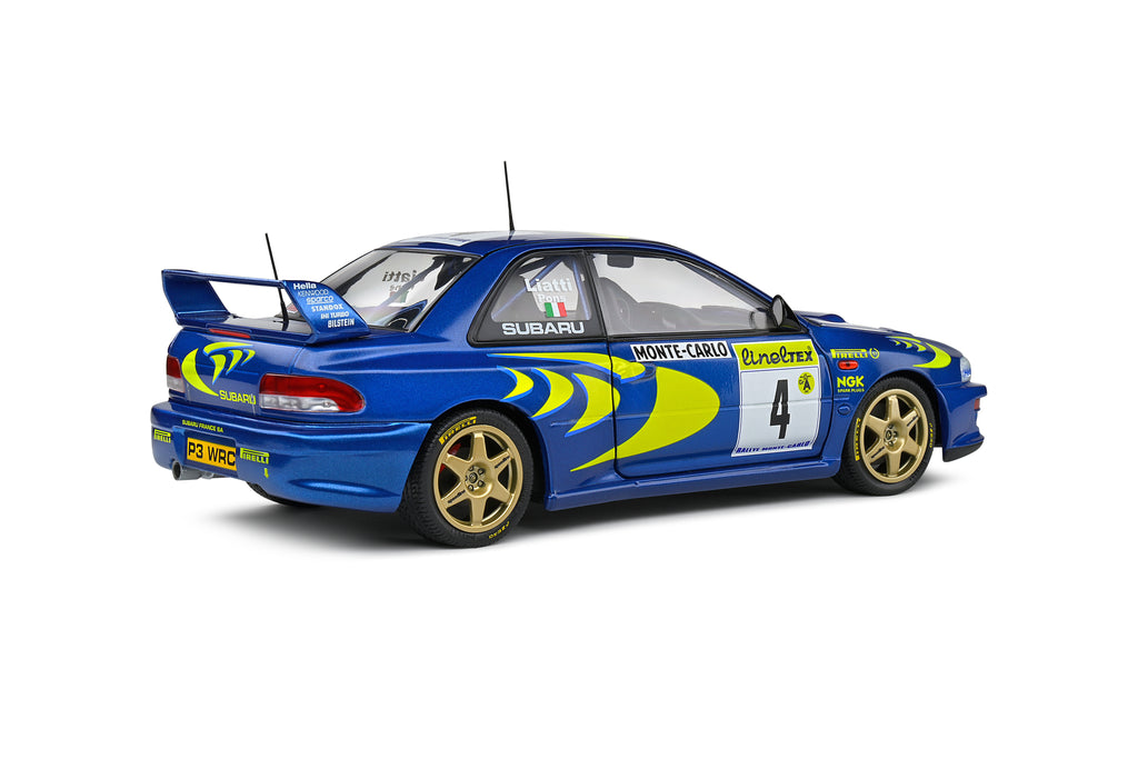 SOLIDO 1807405 MINIATURE SUBARU IMPREZA S5 WRC99 22B BLUE N4 P.LIATTI
RALLYE MONTE CARLO 1/18