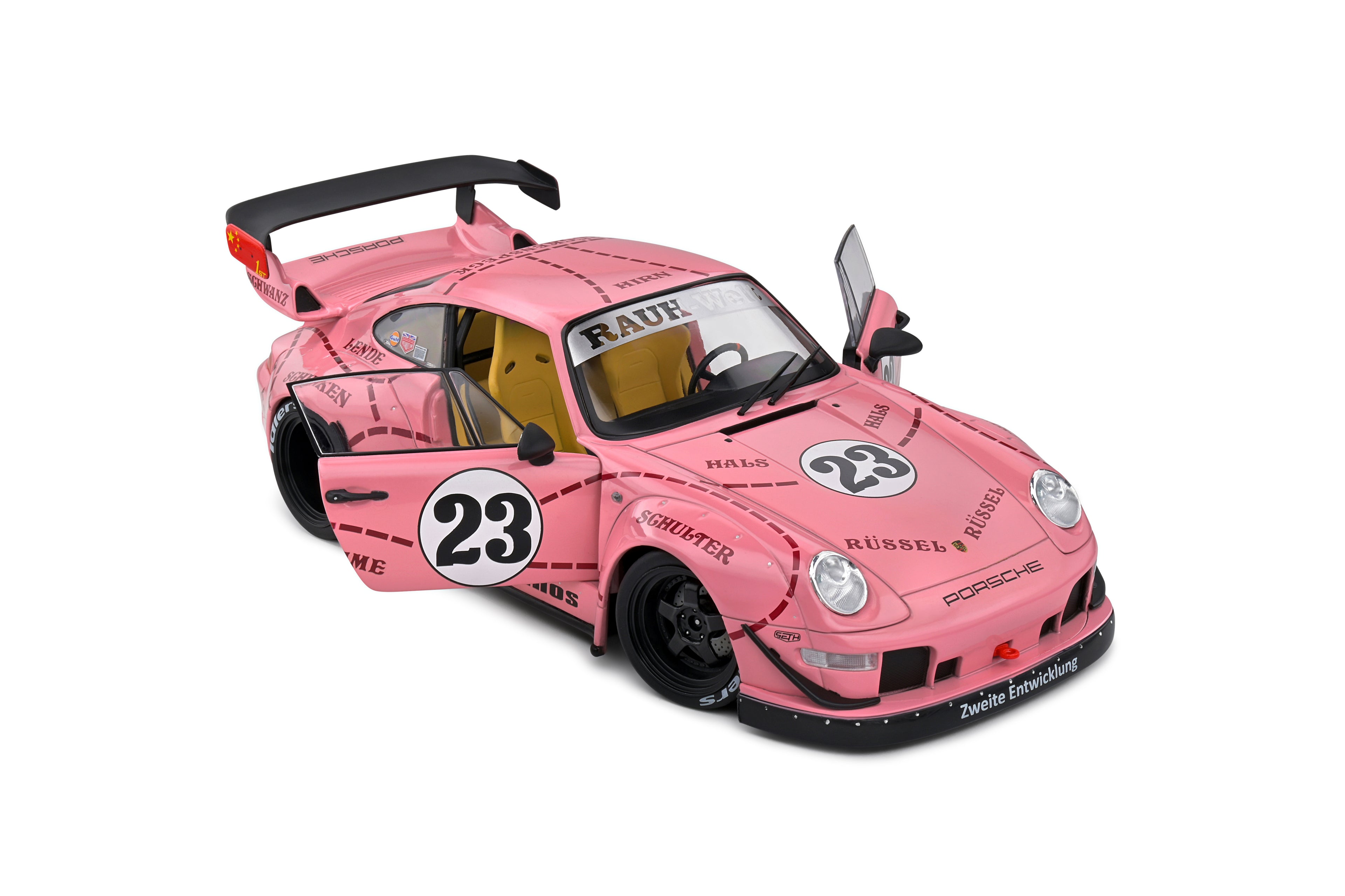 SOLIDO 1808503 MINIATURE RWB BODYKIT PINK PIG 2020 1/18