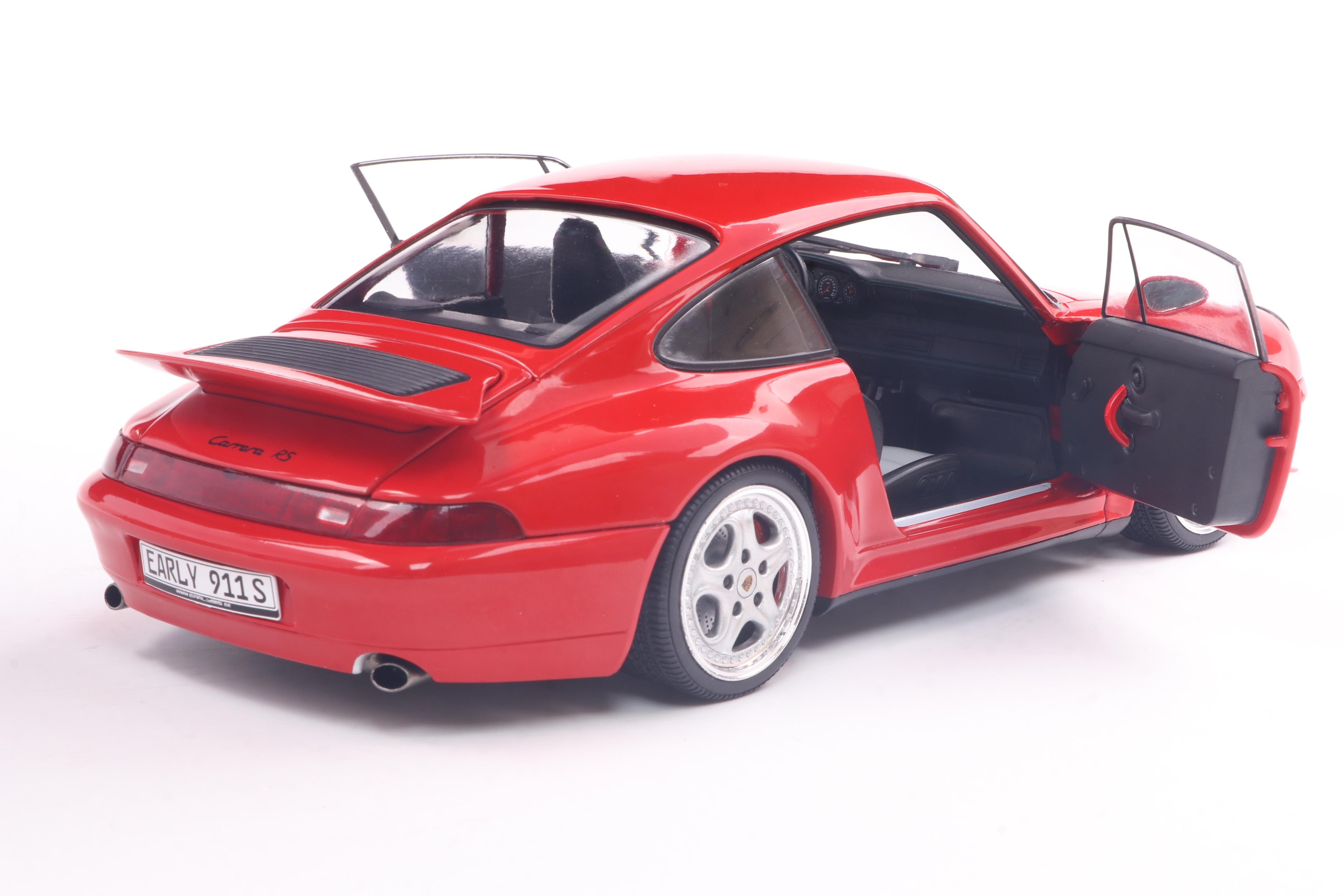 SOLIDO 1810104 MINIATURE PORSCHE 911 (993) CARRERA RS INDISCHROT 1997 1/18