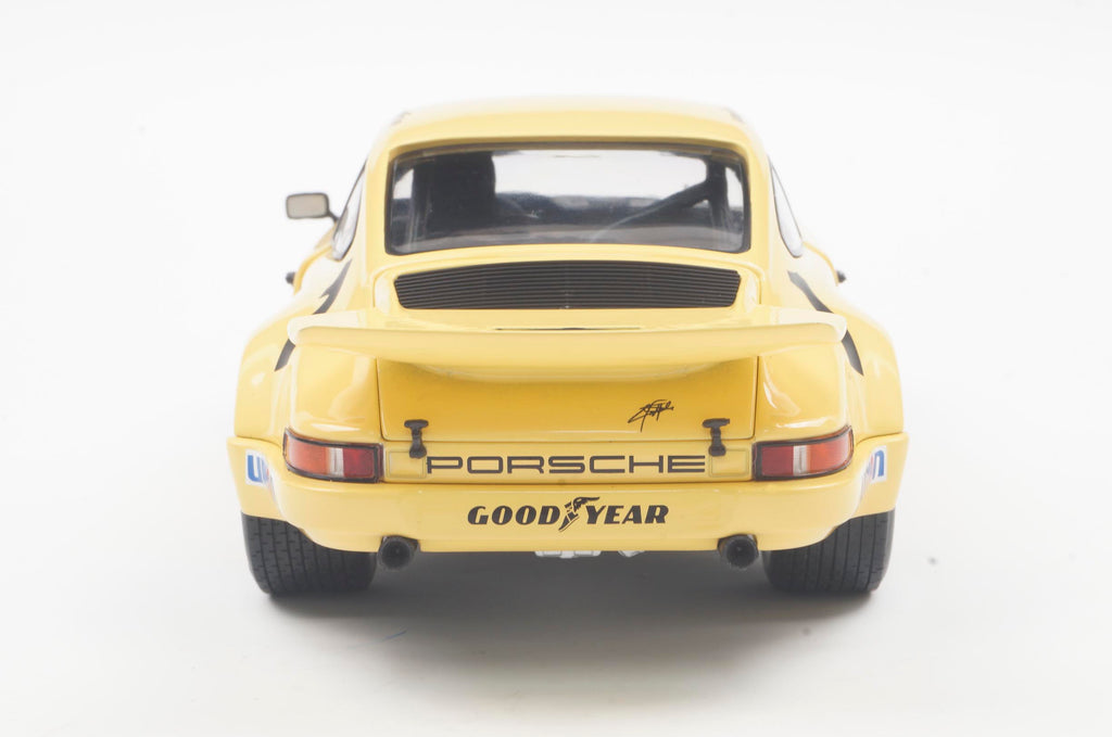 SOLIDO 1810703 MINIATURE PORSCHE 911 IROC YELLOW N1 FITTIPALDI 1974 1/18