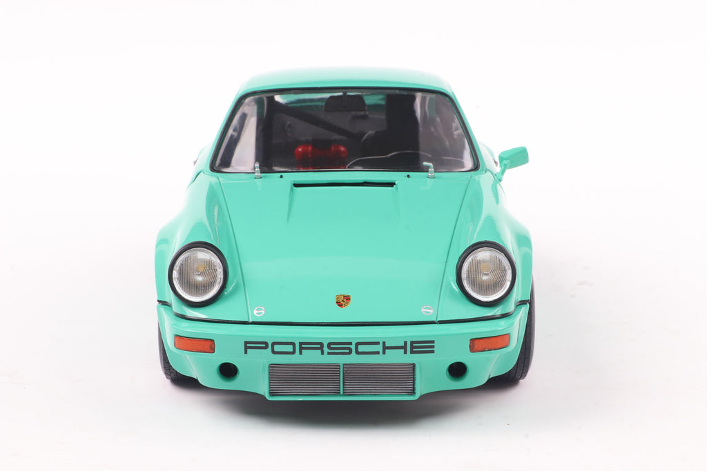 SOLIDO 1810705 MINIATURE PORSCHE 911 IROC MINT GREEN 1974 1/18