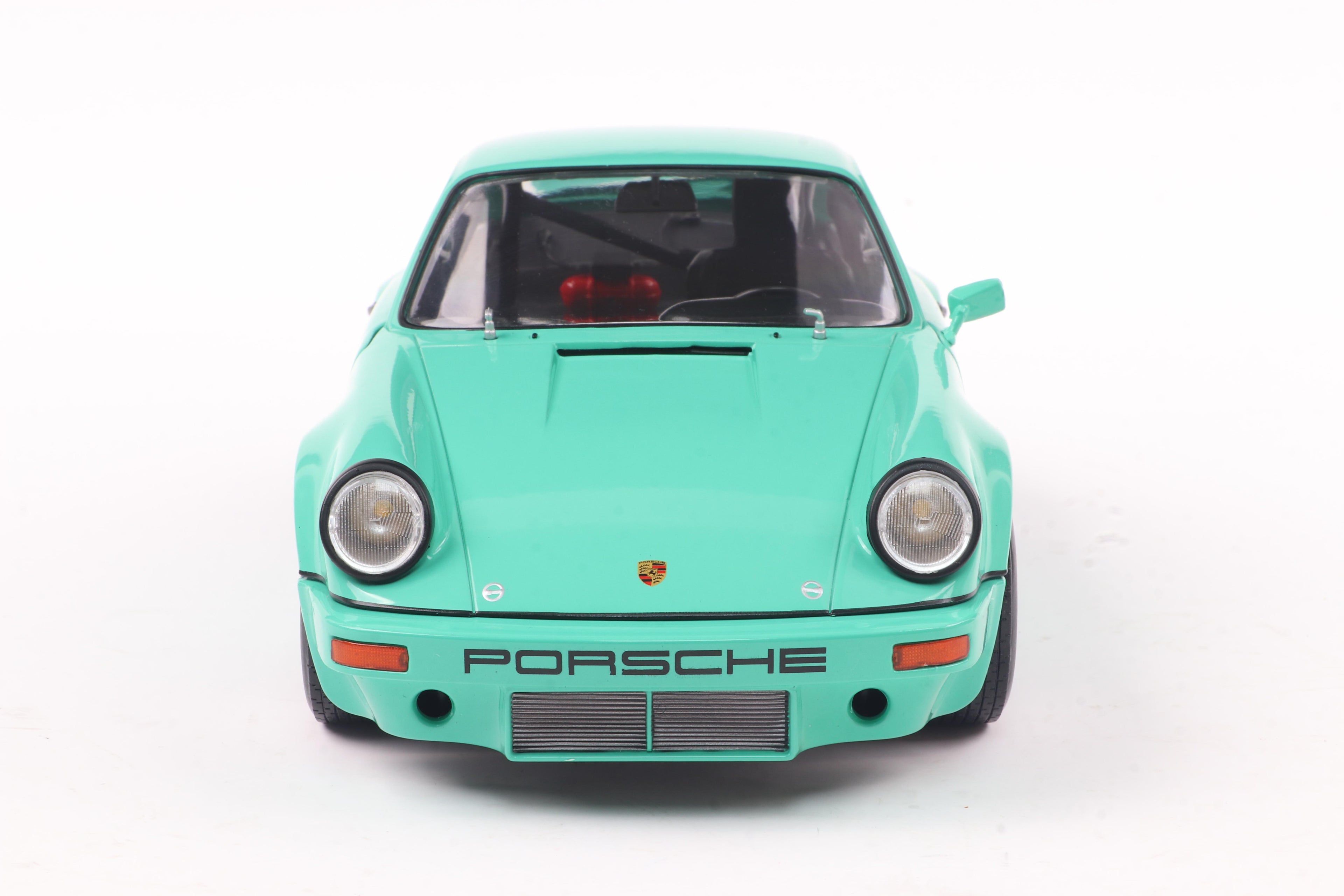 SOLIDO 1810705 MINIATURE PORSCHE 911 IROC MINT GREEN 1974 1/18