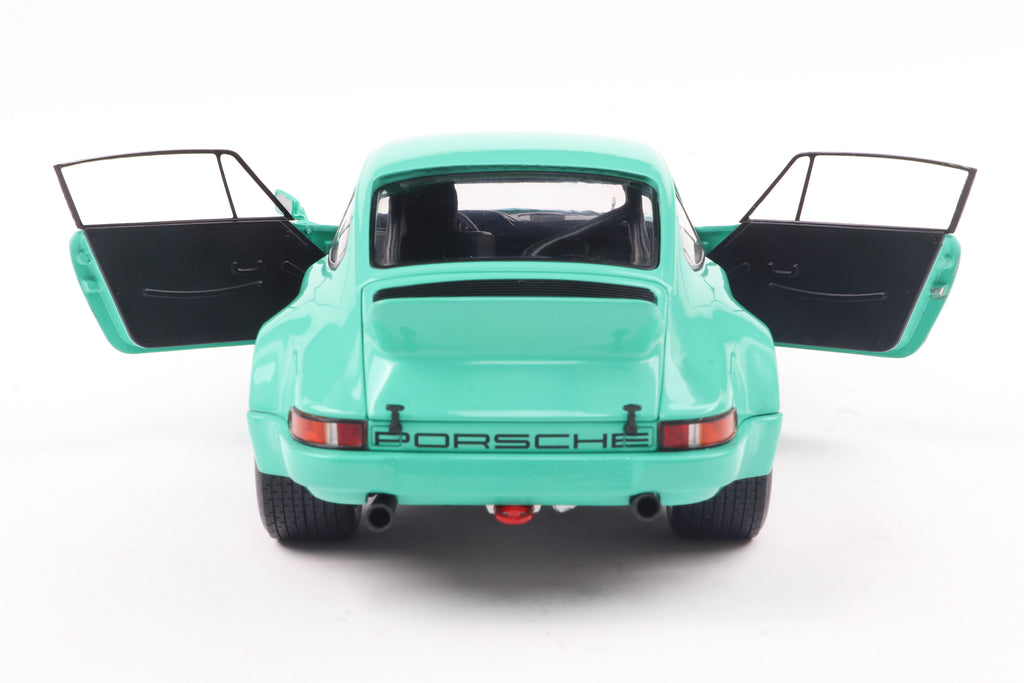SOLIDO 1810705 MINIATURE PORSCHE 911 IROC MINT GREEN 1974 1/18