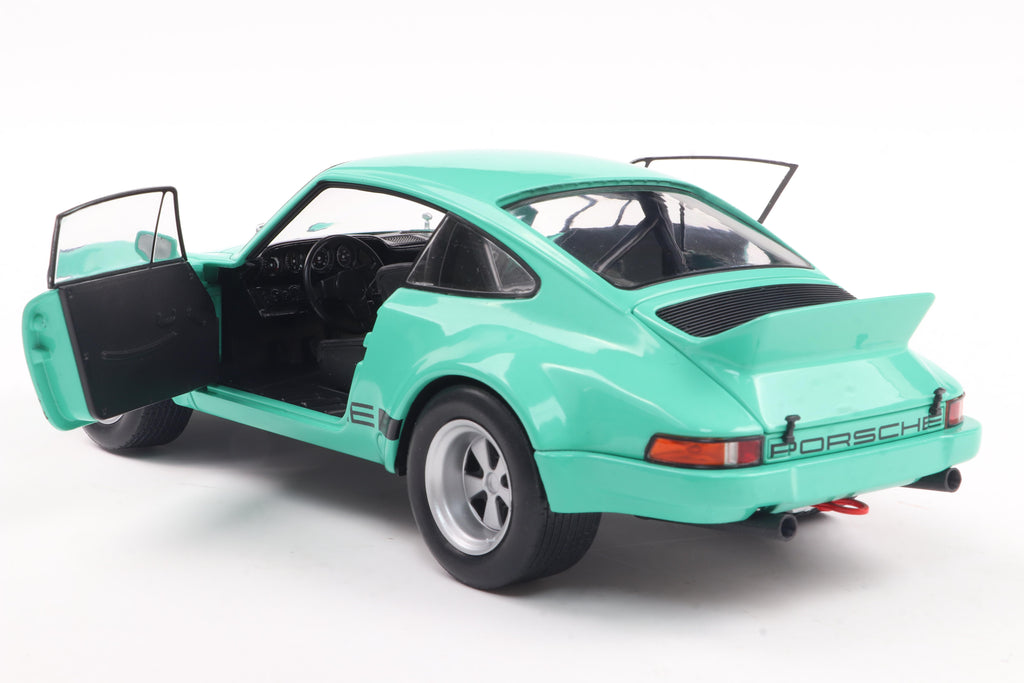 SOLIDO 1810705 MINIATURE PORSCHE 911 IROC MINT GREEN 1974 1/18