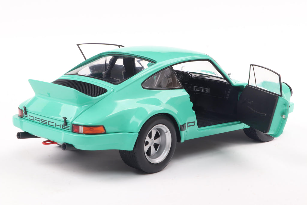 SOLIDO 1810705 MINIATURE PORSCHE 911 IROC MINT GREEN 1974 1/18