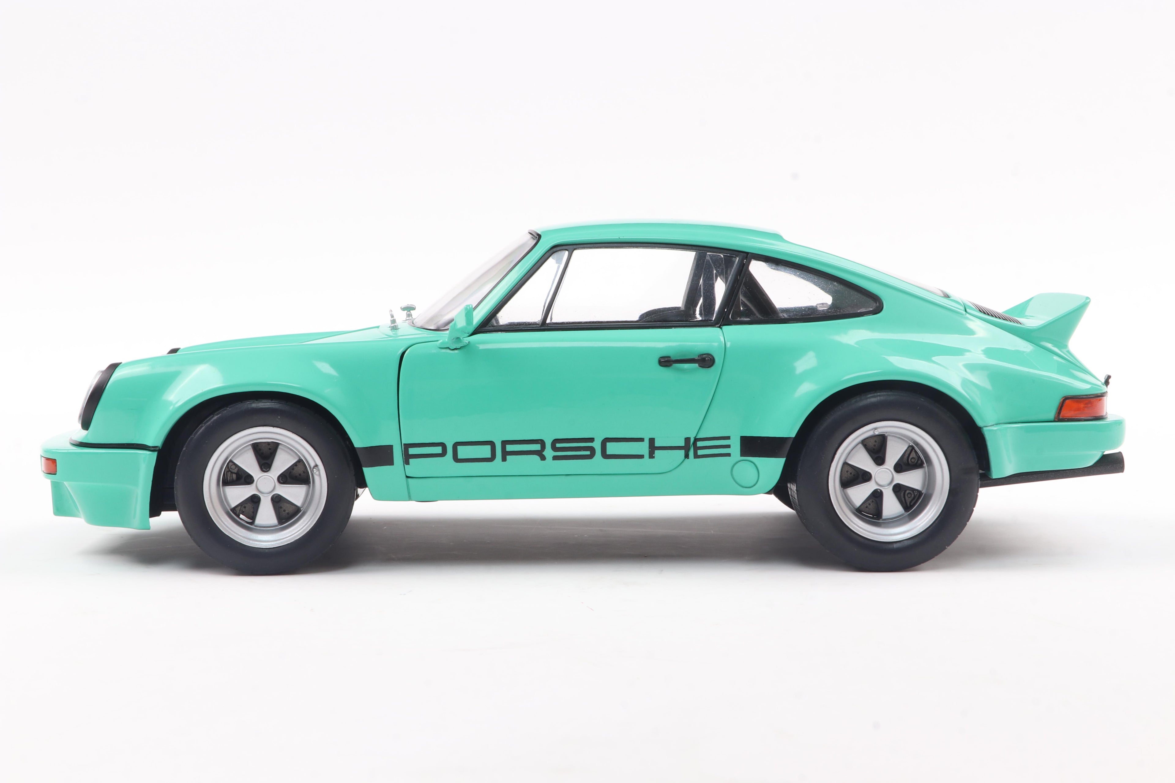 SOLIDO 1810705 MINIATURE PORSCHE 911 IROC MINT GREEN 1974 1/18