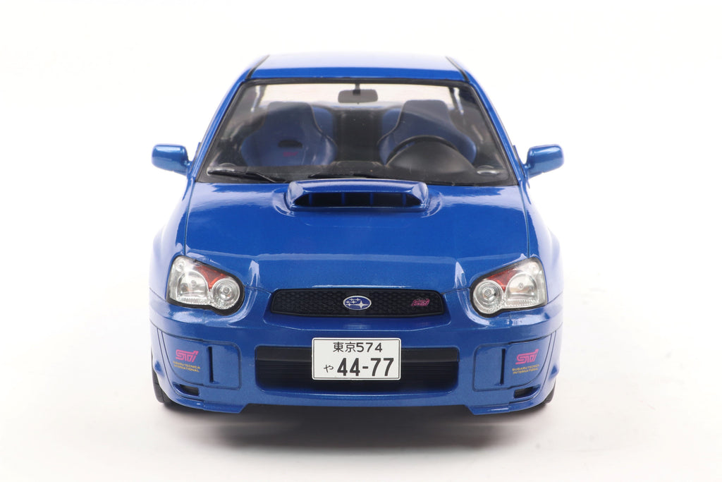 SOLIDO 1812301 MINIATURE SUBARU IMPREZA WRX STI SONIC BLUE 2003 1/18