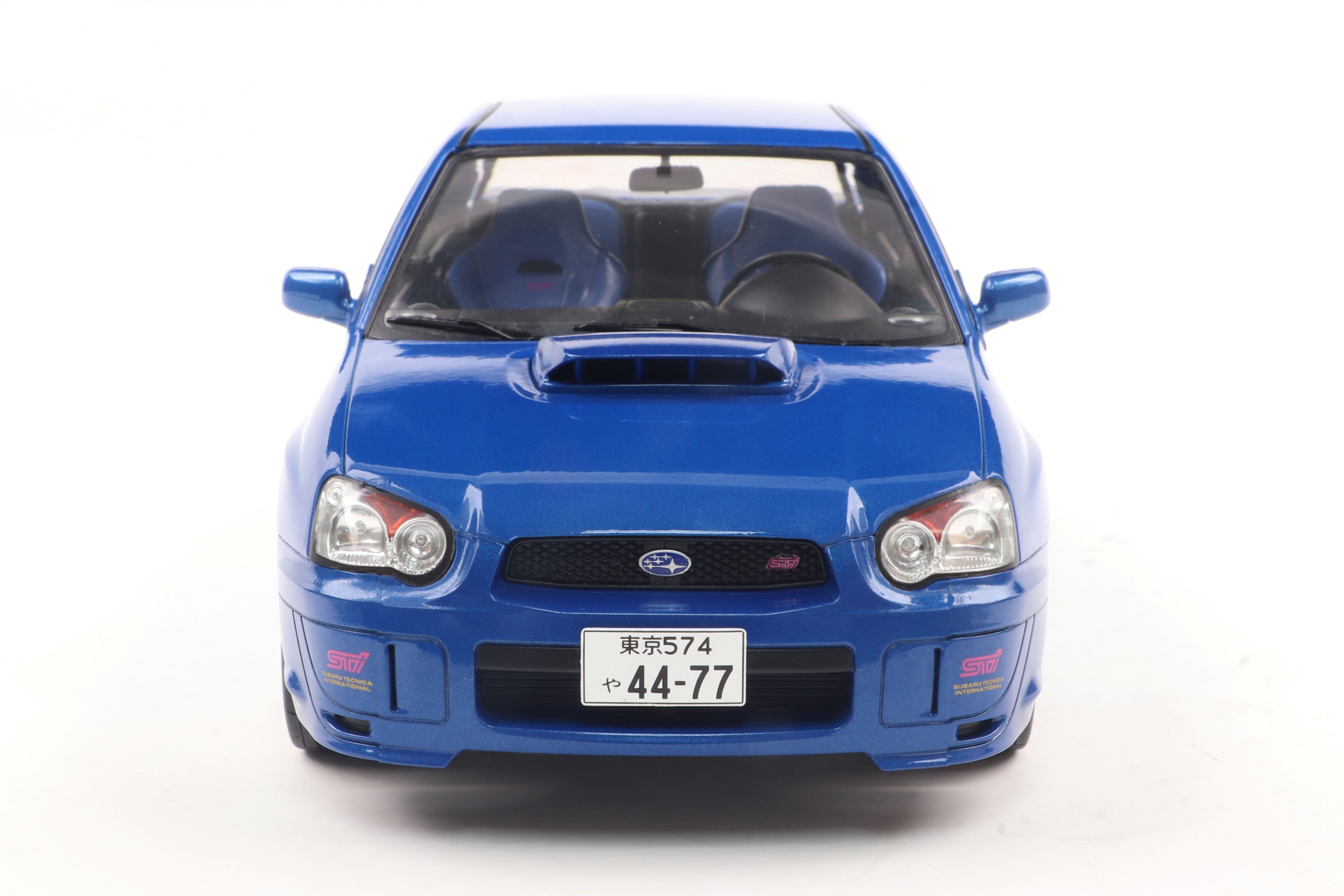 SOLIDO 1812301 MINIATURE SUBARU IMPREZA WRX STI SONIC BLUE 2003 1/18