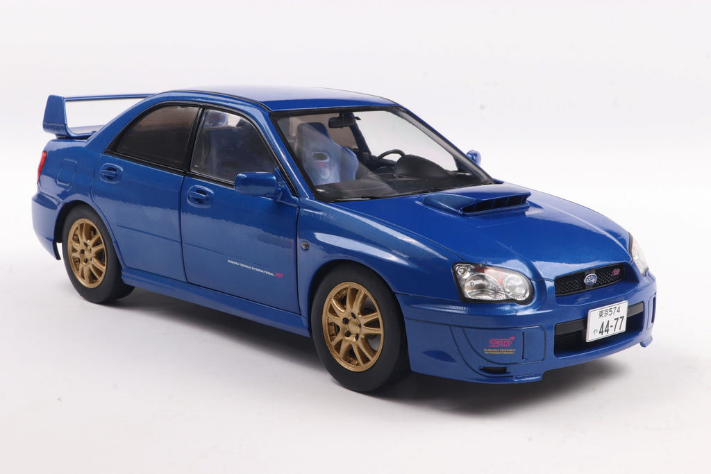 SOLIDO 1812301 MINIATURE SUBARU IMPREZA WRX STI SONIC BLUE 2003 1/18