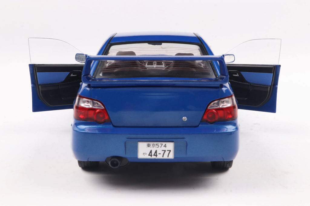 SOLIDO 1812301 MINIATURE SUBARU IMPREZA WRX STI SONIC BLUE 2003 1/18