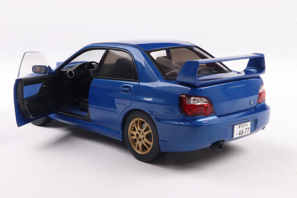 SOLIDO 1812301 MINIATURE SUBARU IMPREZA WRX STI SONIC BLUE 2003 1/18